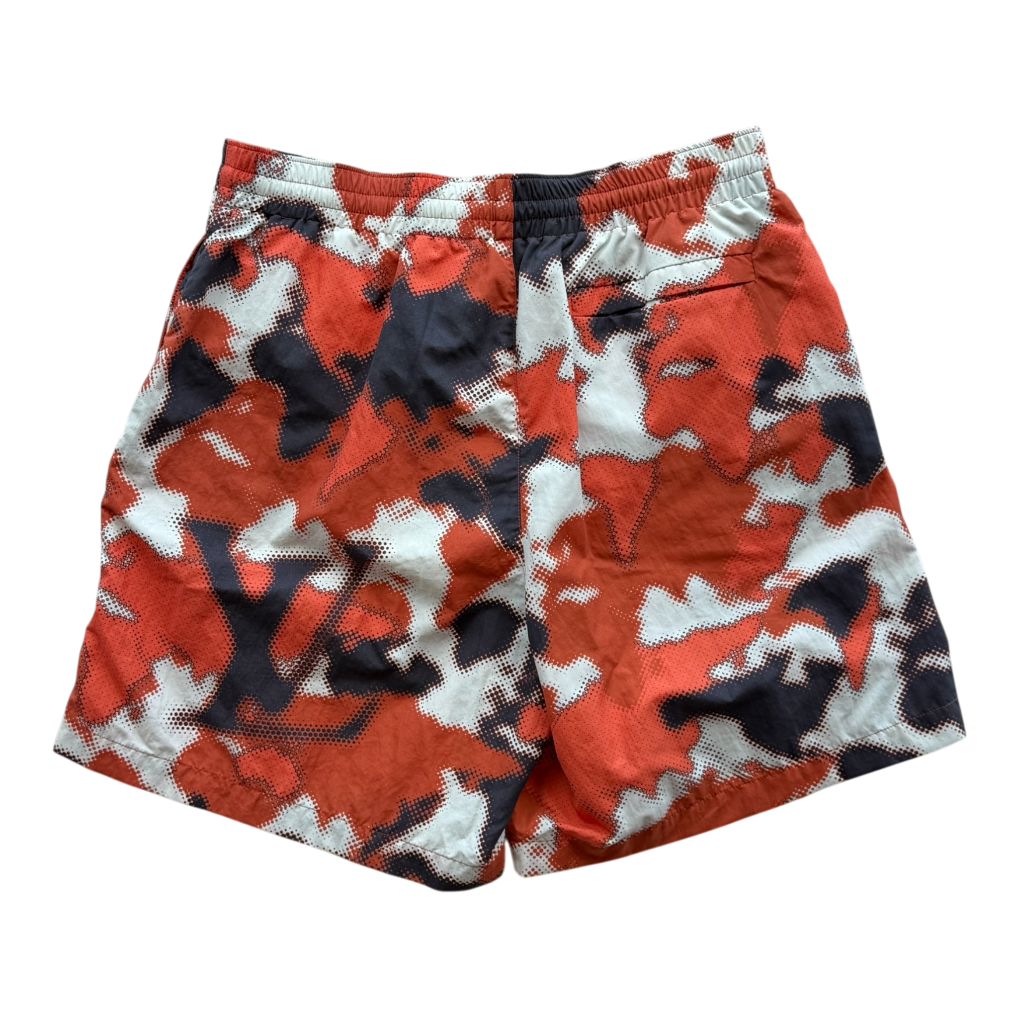 Orange Camouflage Swim Shorts