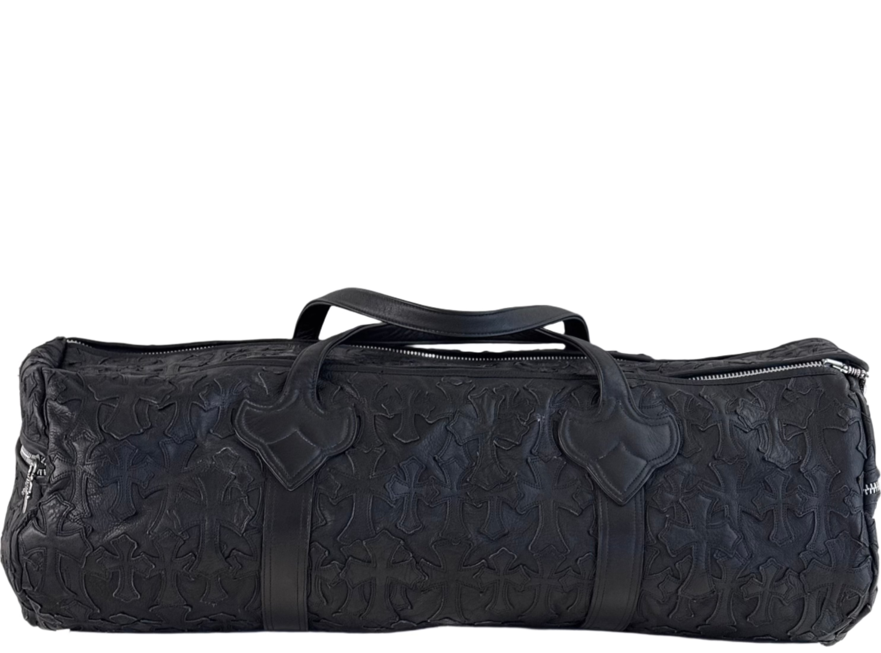 Giant Leather Cross Patched Bag