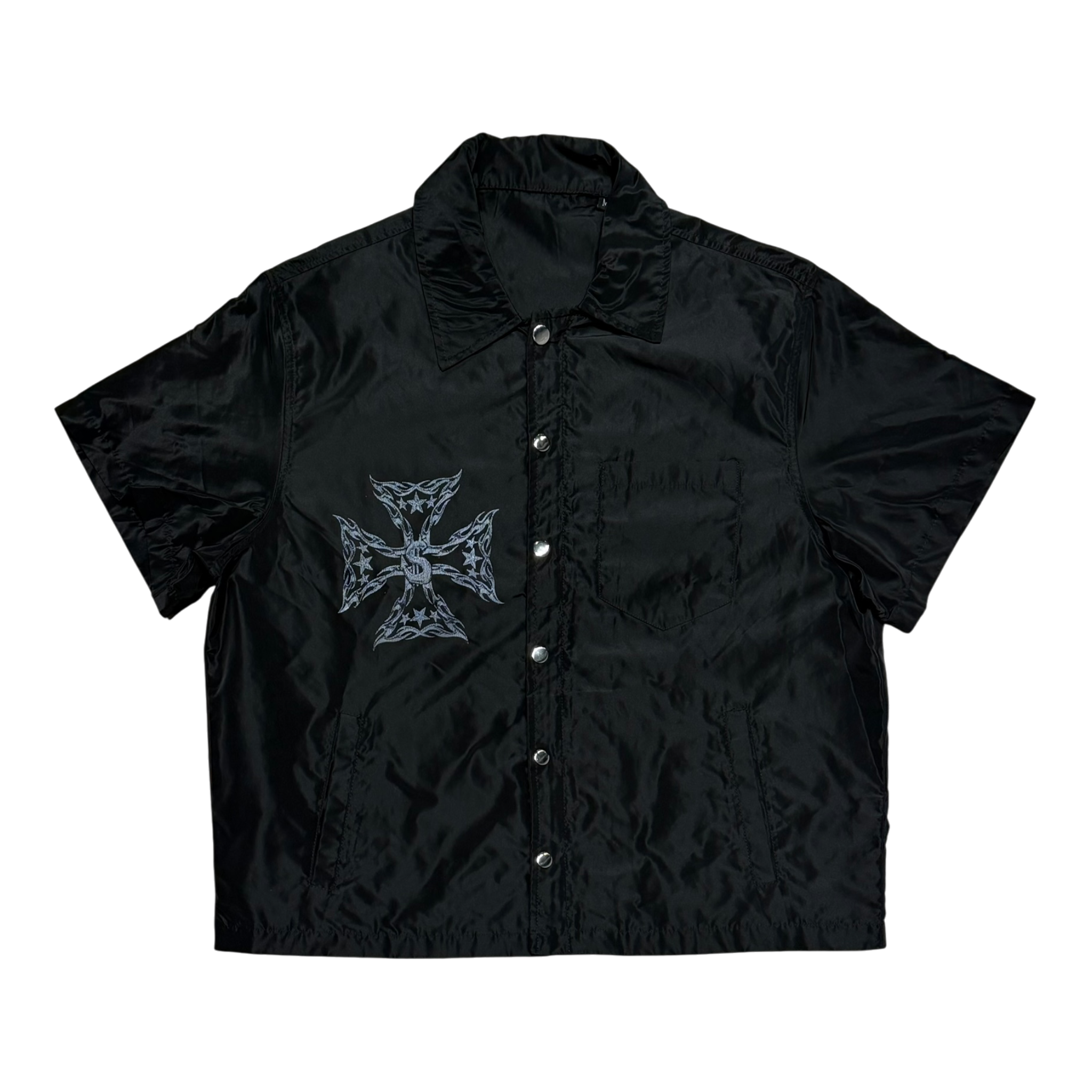 Utility Logo Black & White Shirt