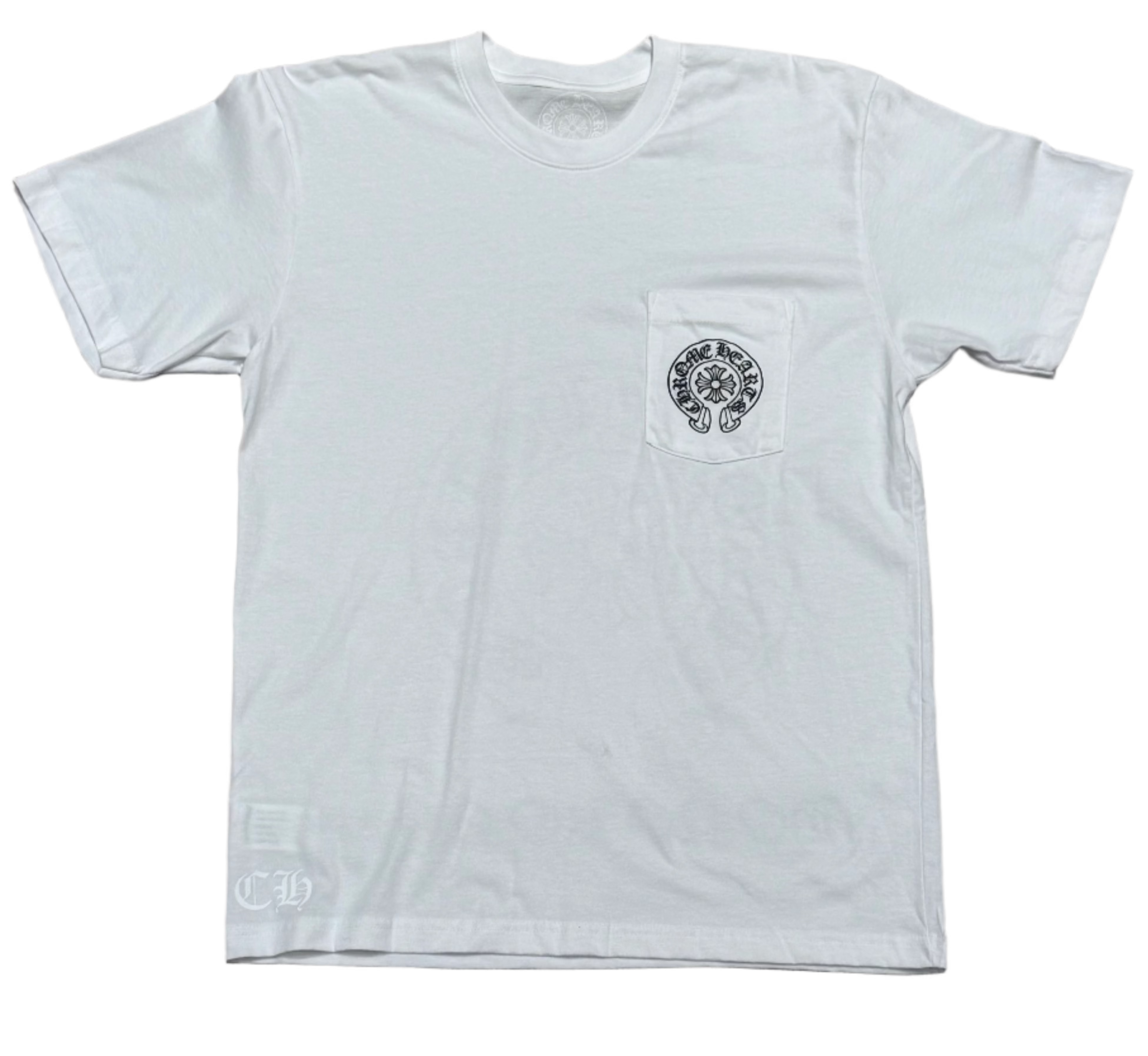 Chrome Hearts Hong Kong Horseshoe Pocket Tee White
