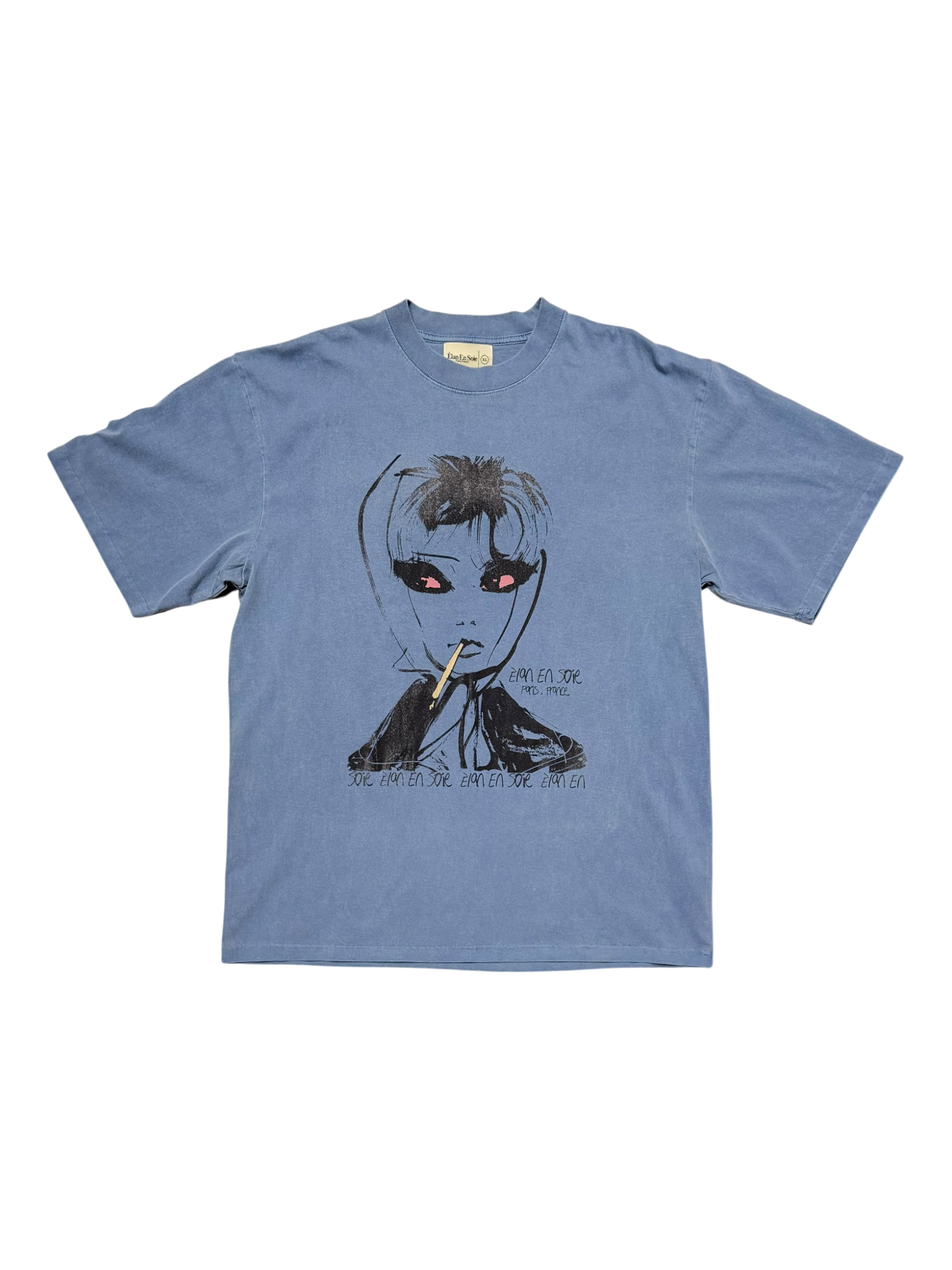 Bad Habits Blue Tee