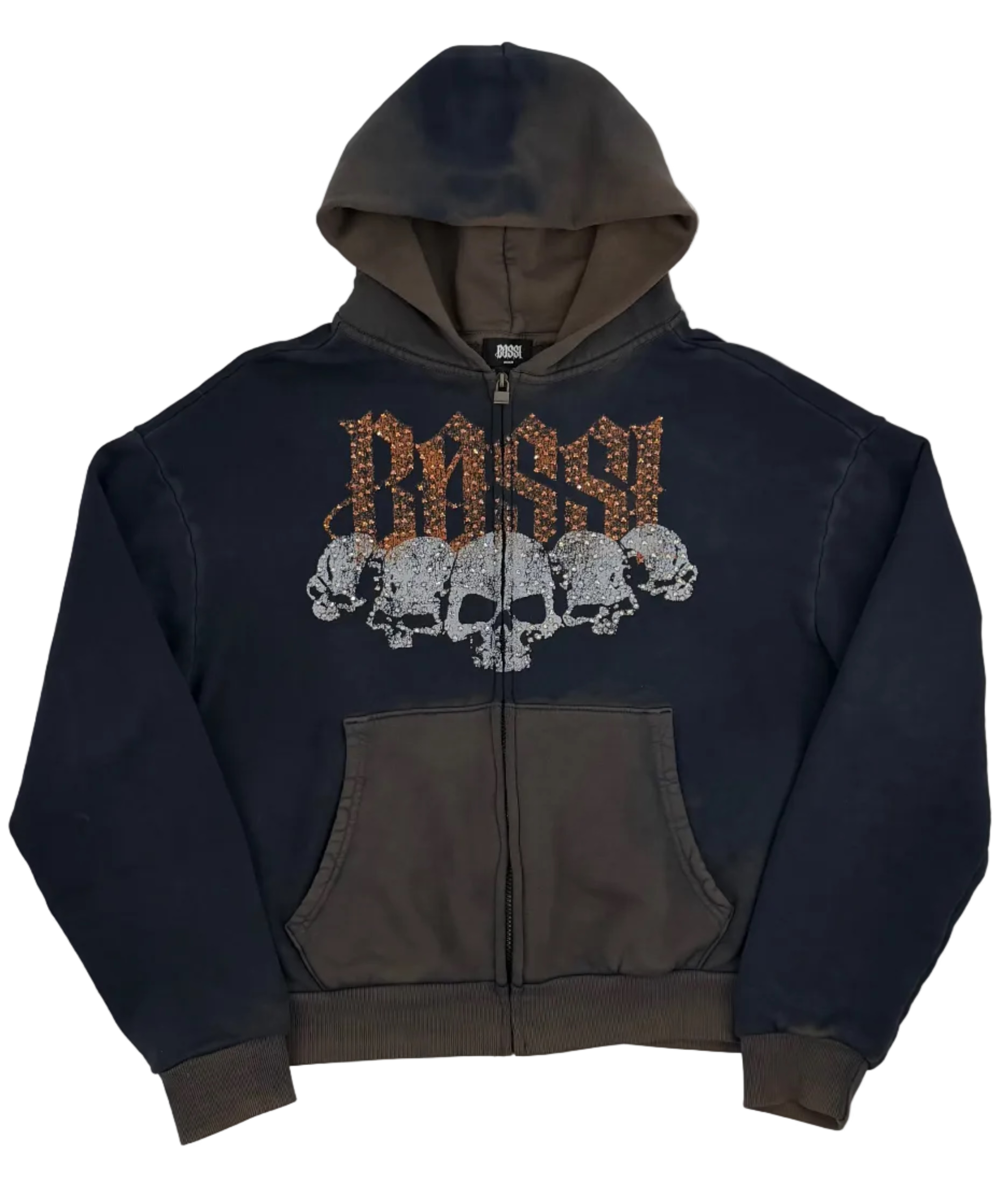 Bossi Logo Zip Up Hoodie (AB25)