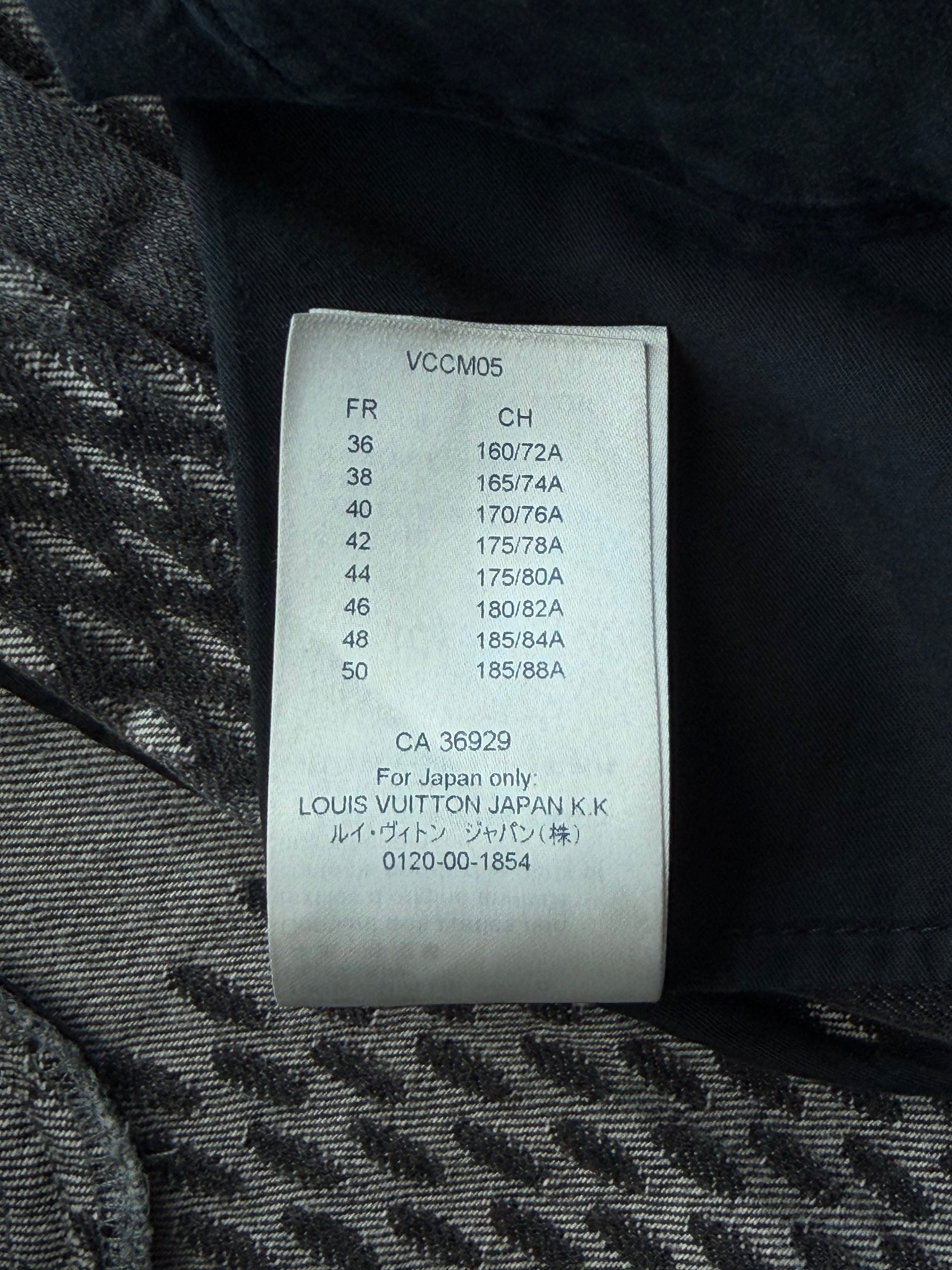 Nigo Grey Giant Damier Monogram Jeans