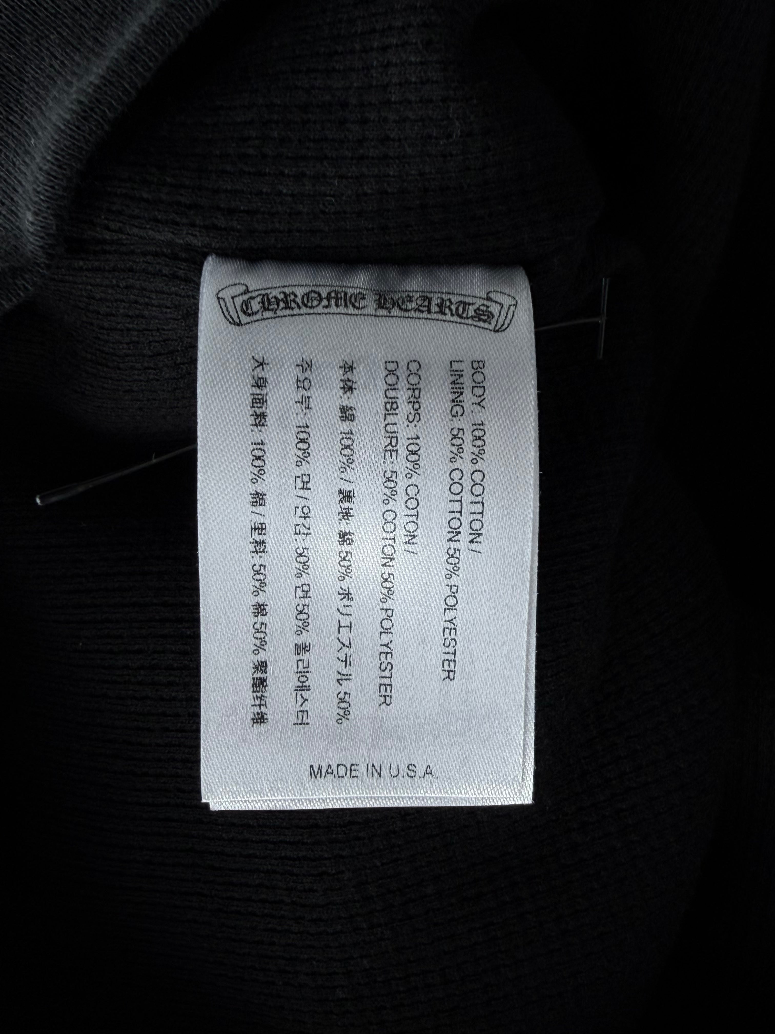 Vertical Logo Thermal Lined Zip-Up Hoodie Black