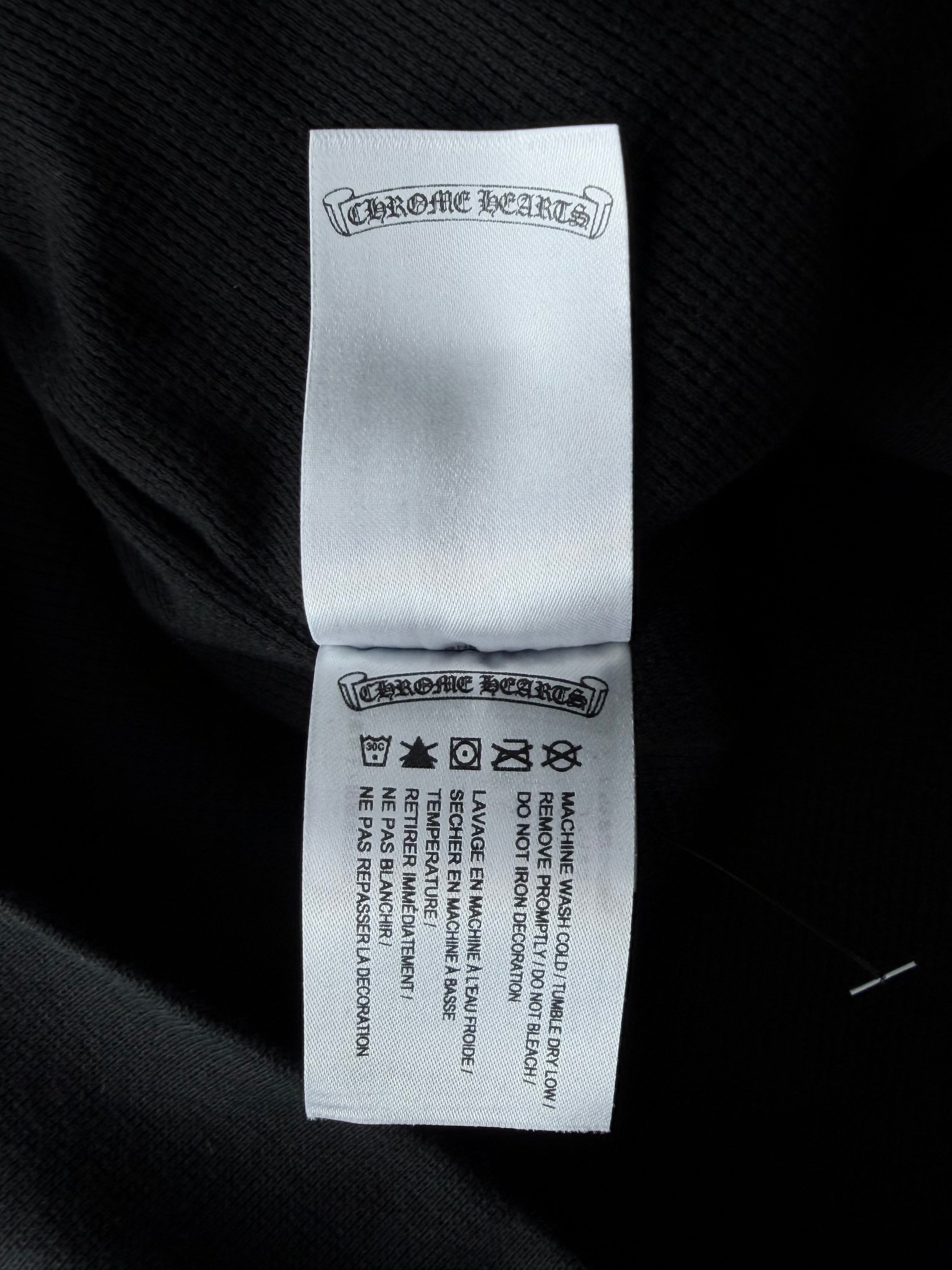 Vertical Logo Thermal Lined Zip-Up Hoodie Black