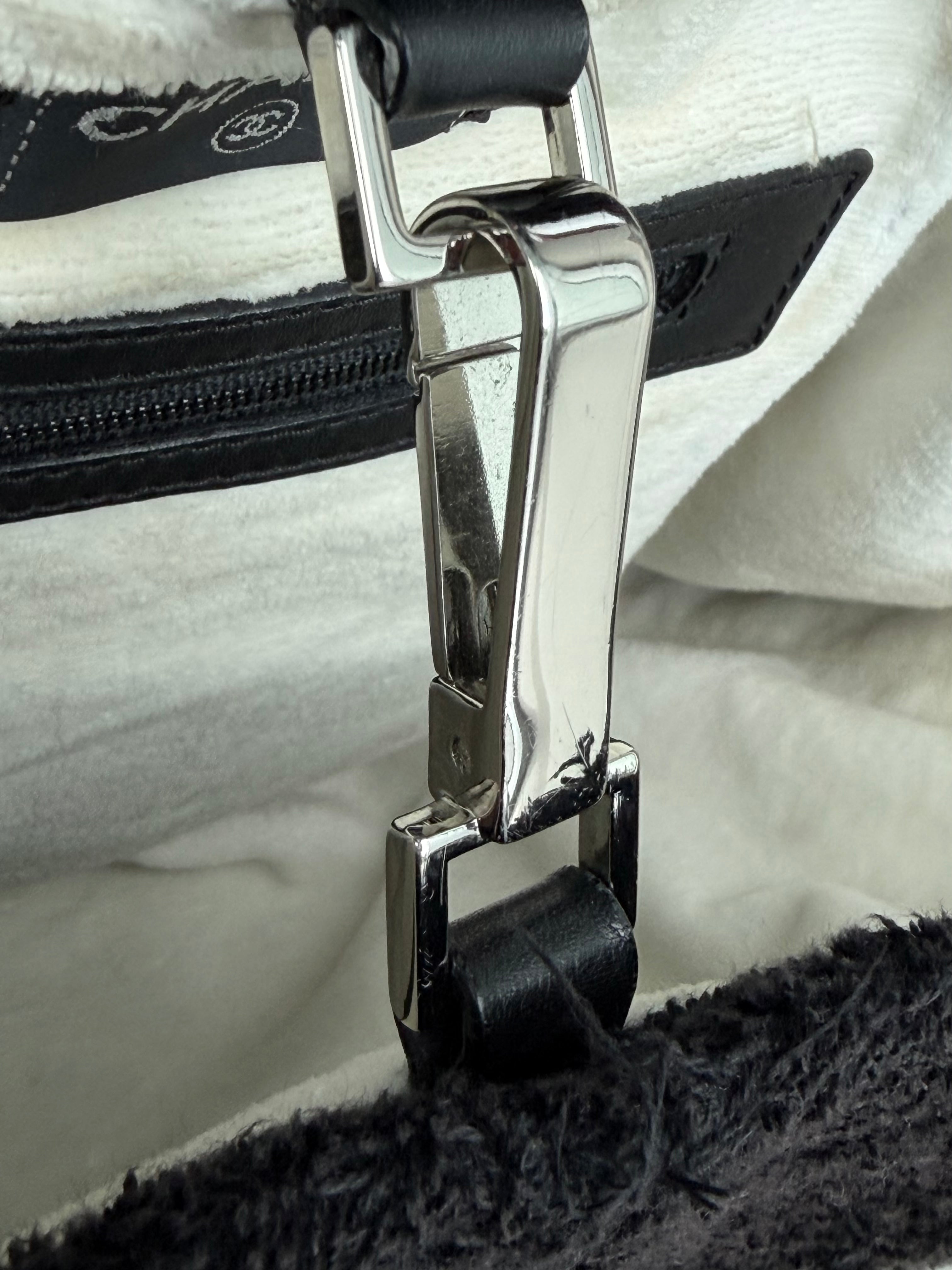 Black Terry Cloth Tote Bag