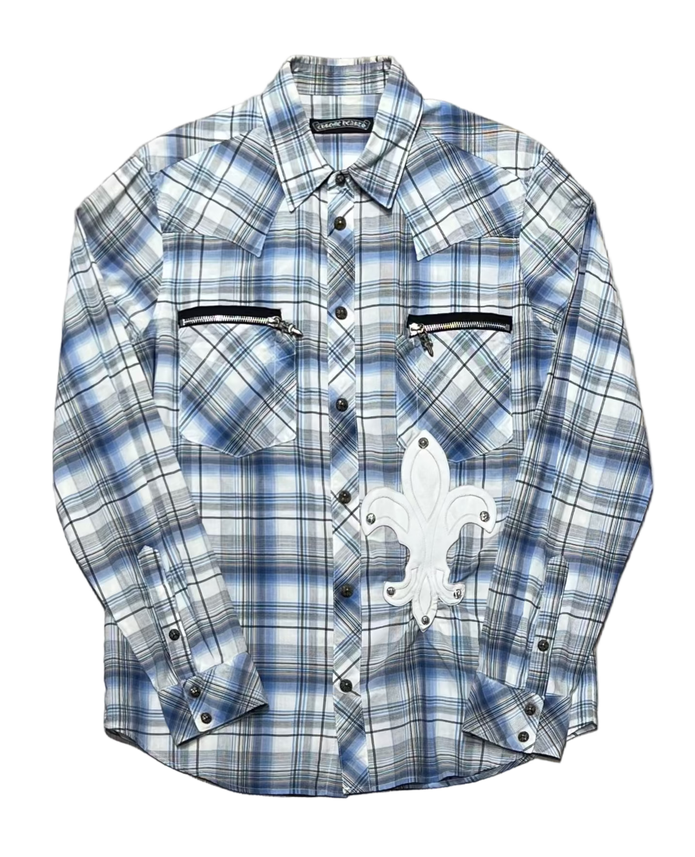 Chrome Hearts Fleur Patch Flannel