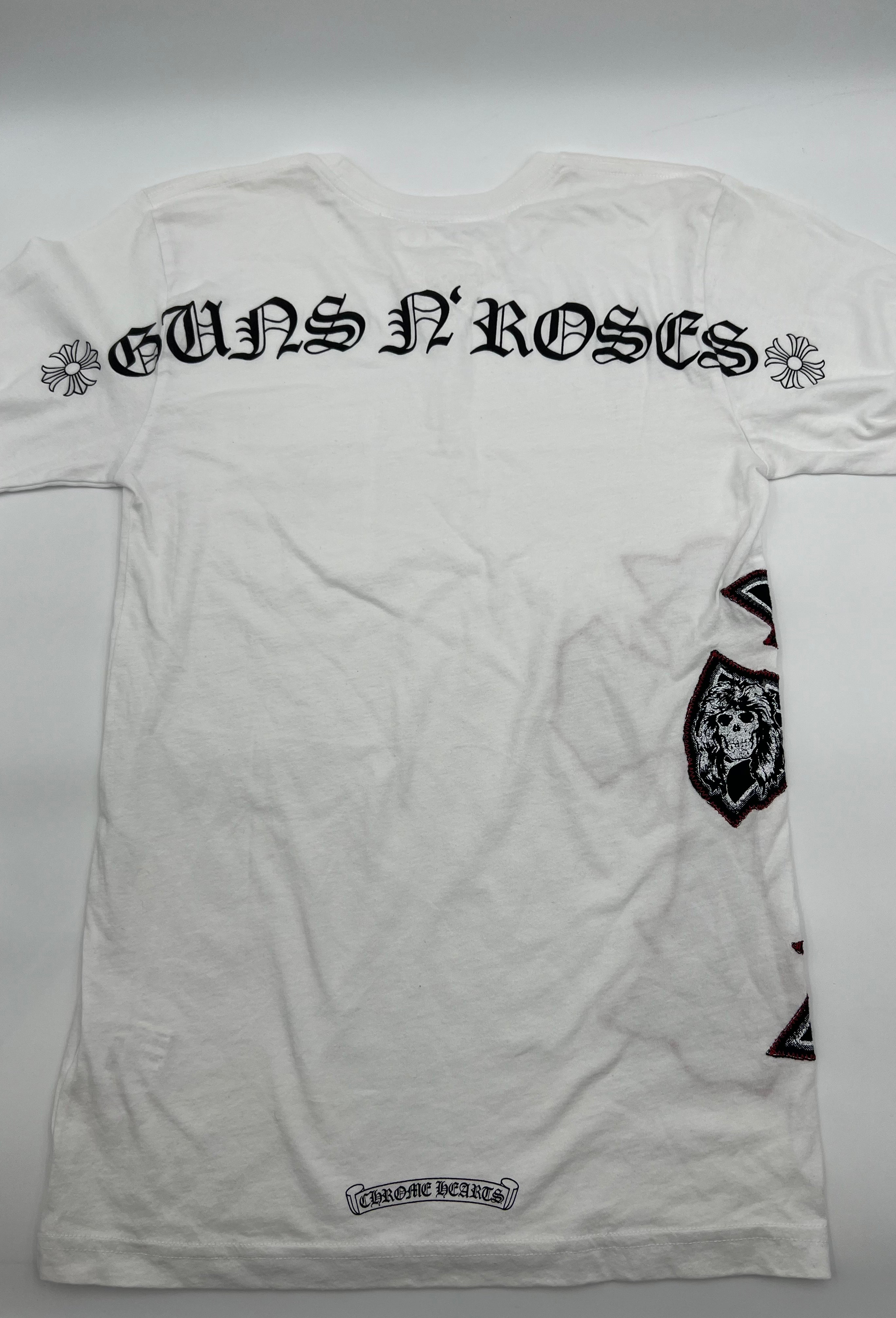 Guns N' Roses Side Cross L/S T-Shirt White