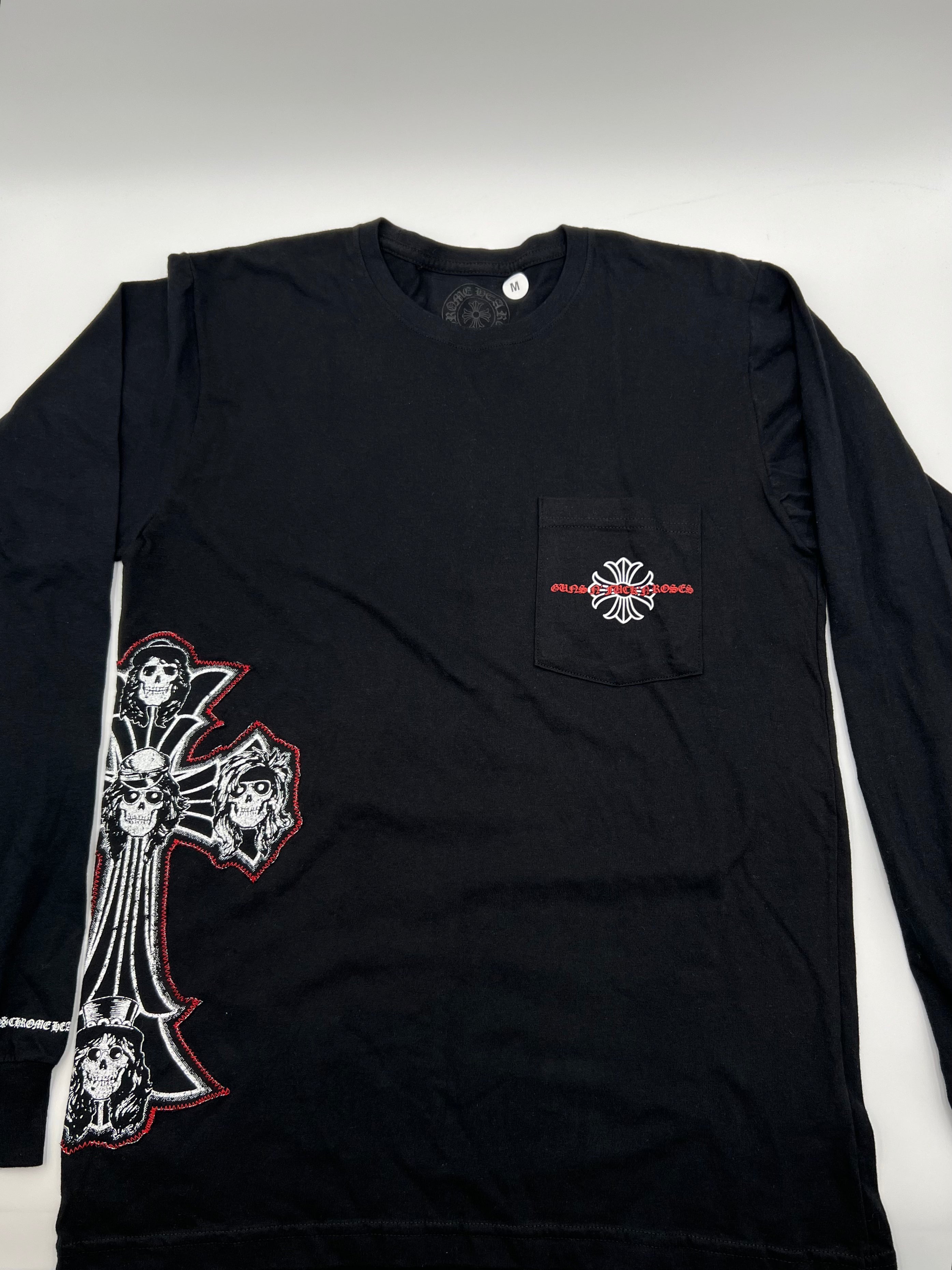 Guns N' Roses Side Cross L/S T-Shirt Black