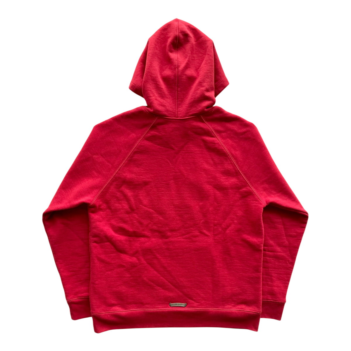 Embroidered Triple Cross Hoodie Red