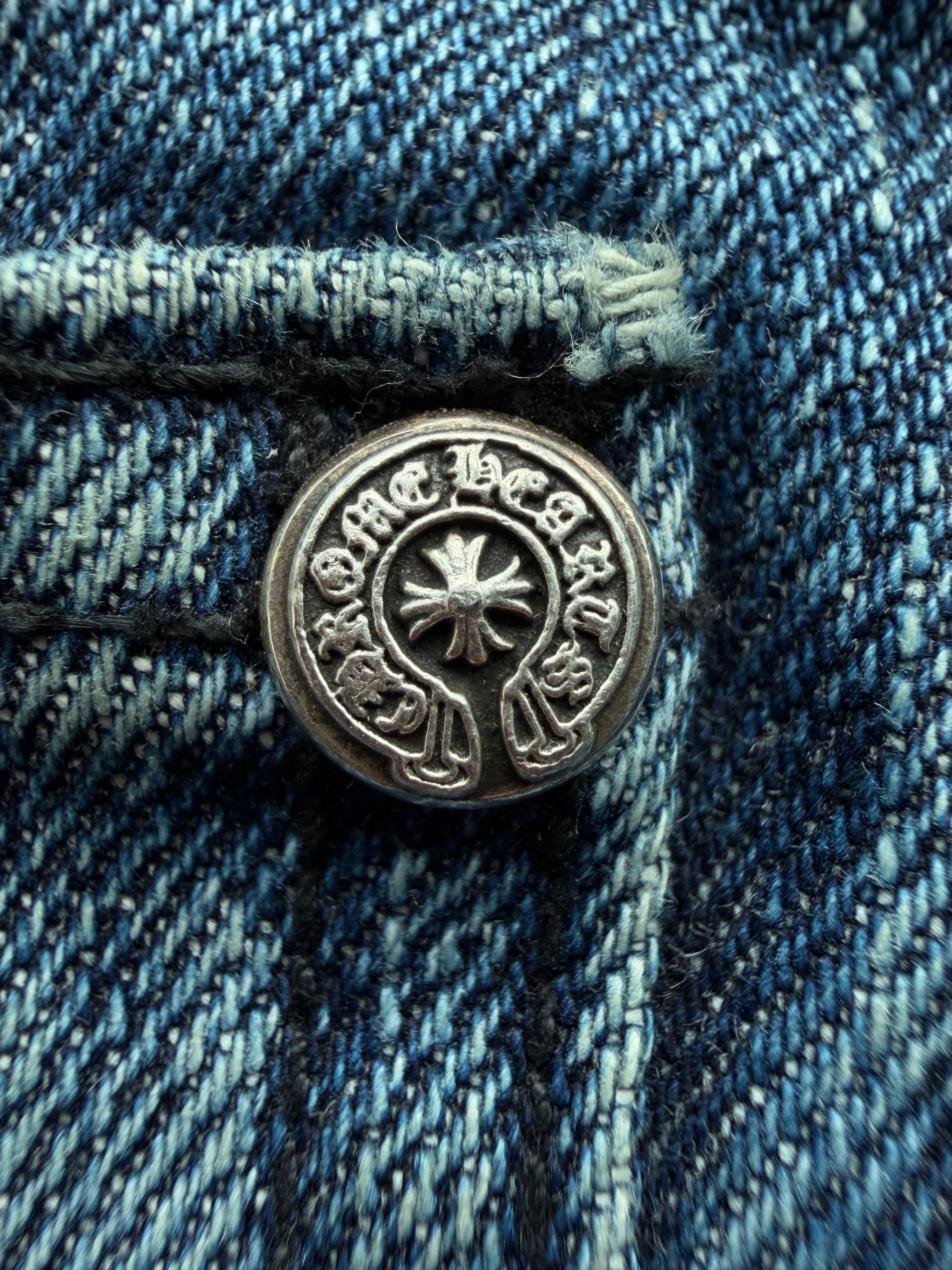 Fleur Knee Multi Cross Patch Denim Jeans