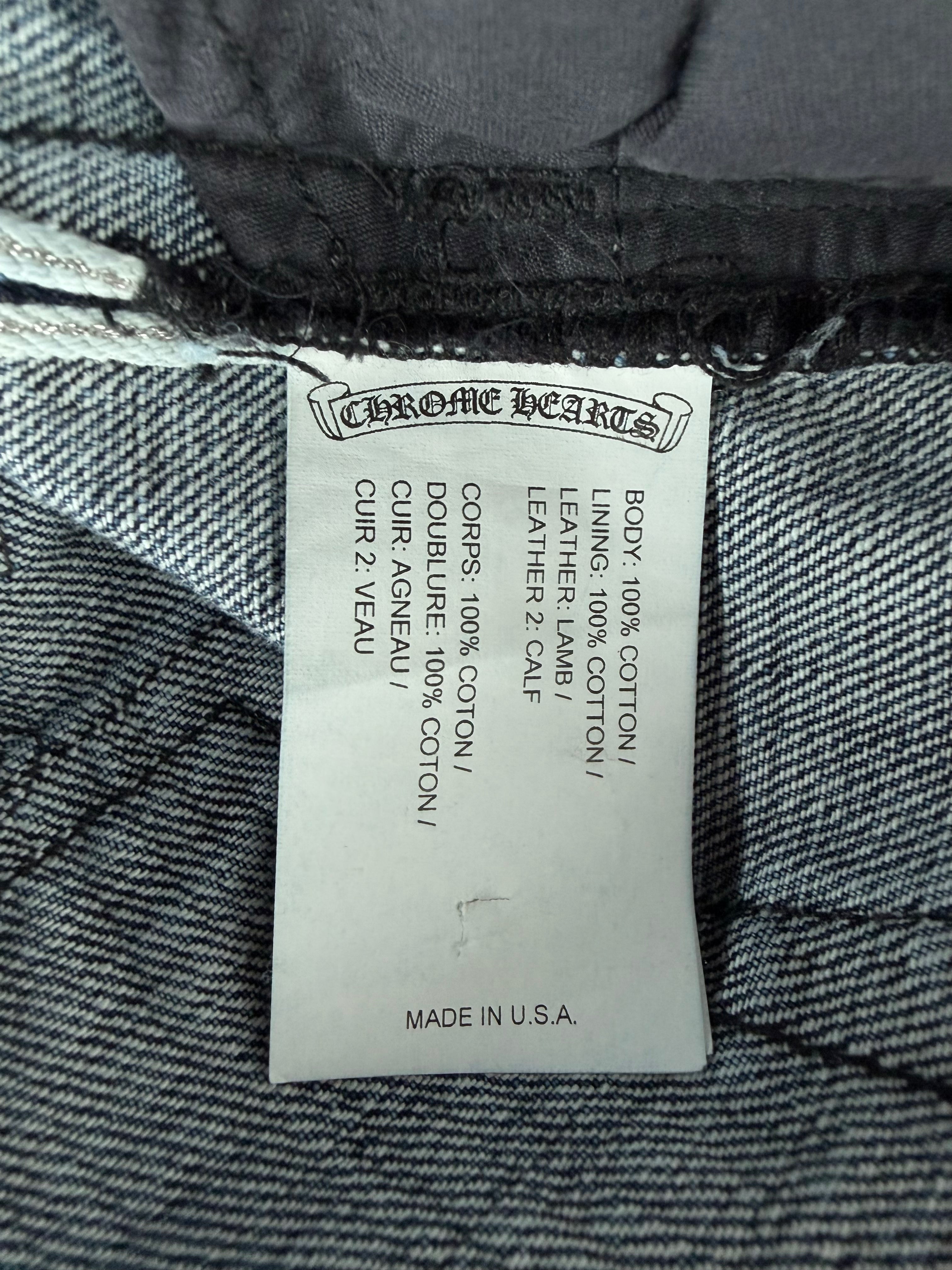 Fleur Knee Multi Cross Patch Denim Jeans