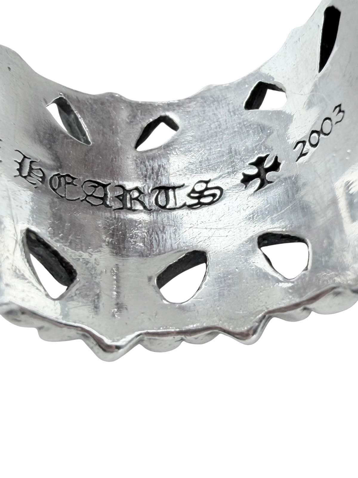 Silver Cemetery Cross Ring
