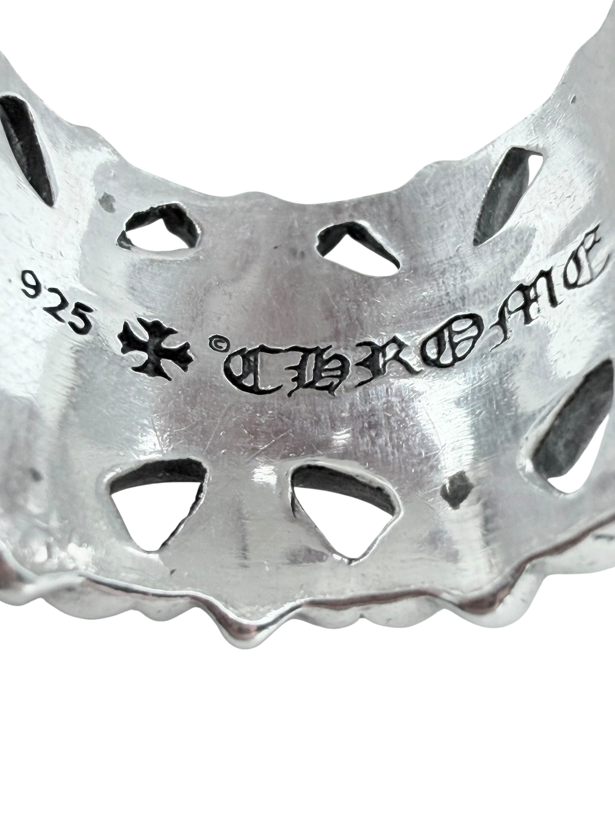 Silver Cemetery Cross Ring