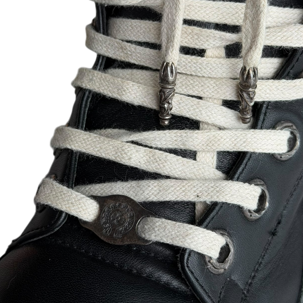 Rick Owens Black Cross Geobaskets Black Milk
