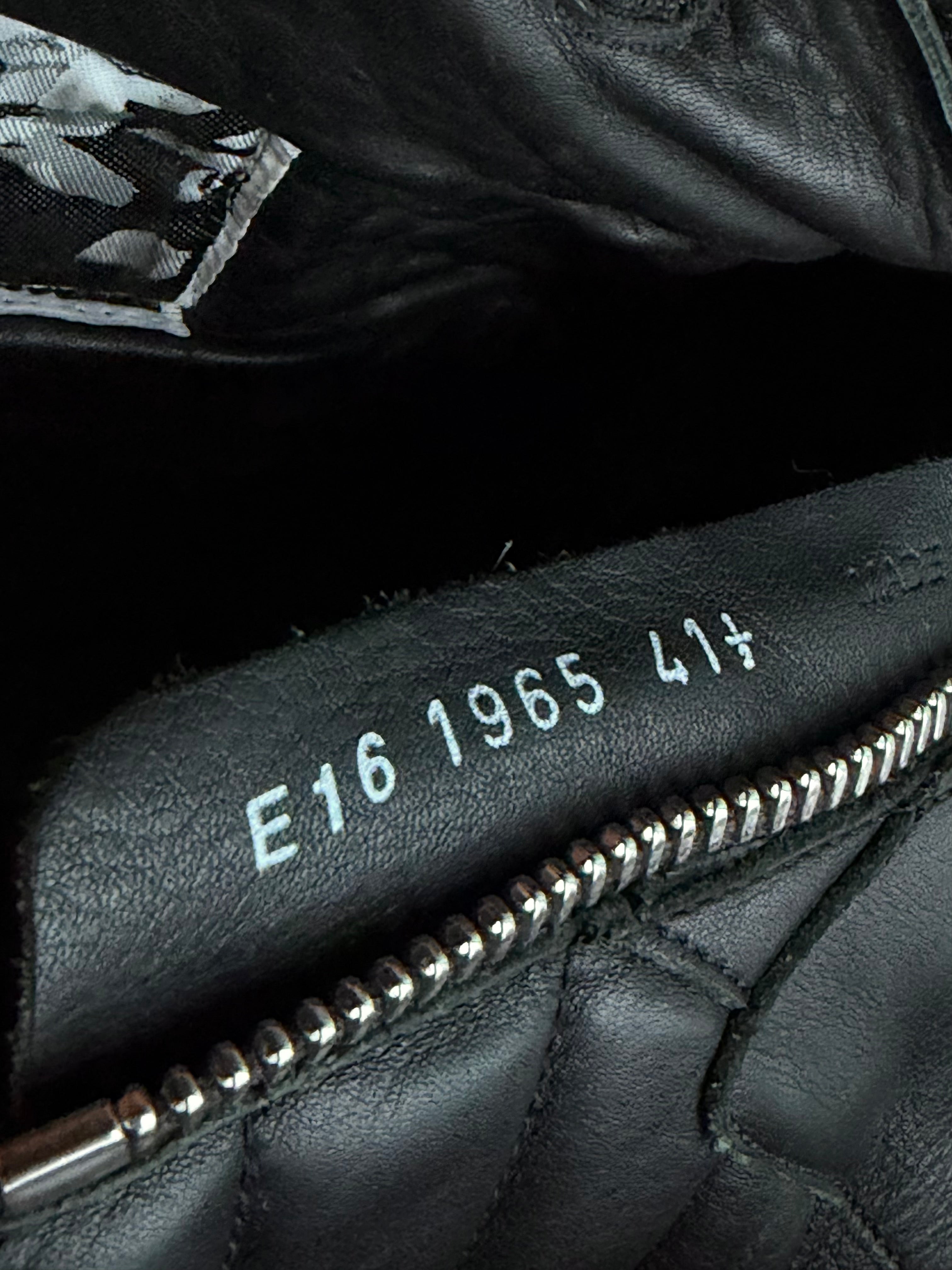 Rick Owens Black Cross Geobaskets Black Milk