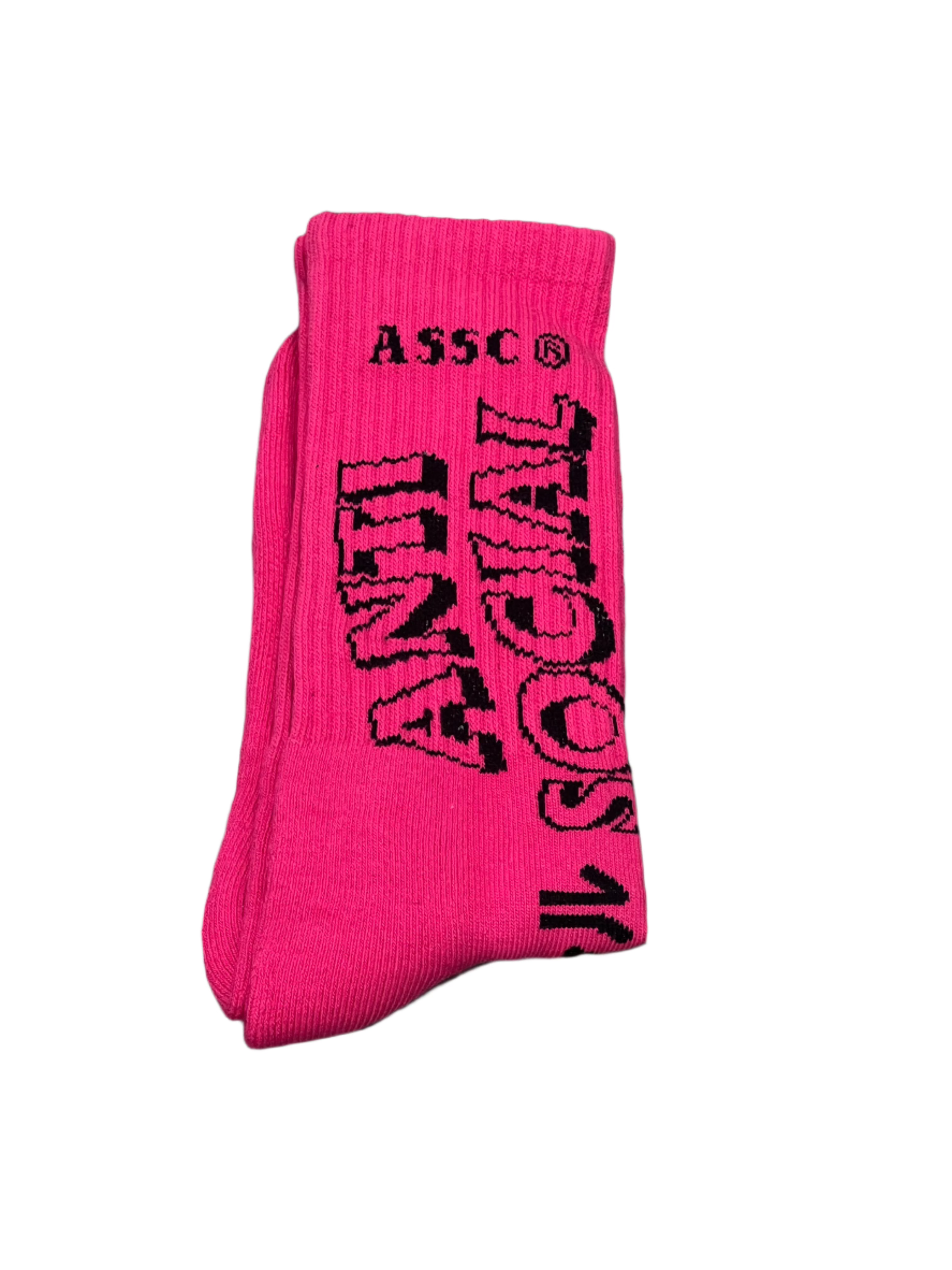 All Hot Pink Sock