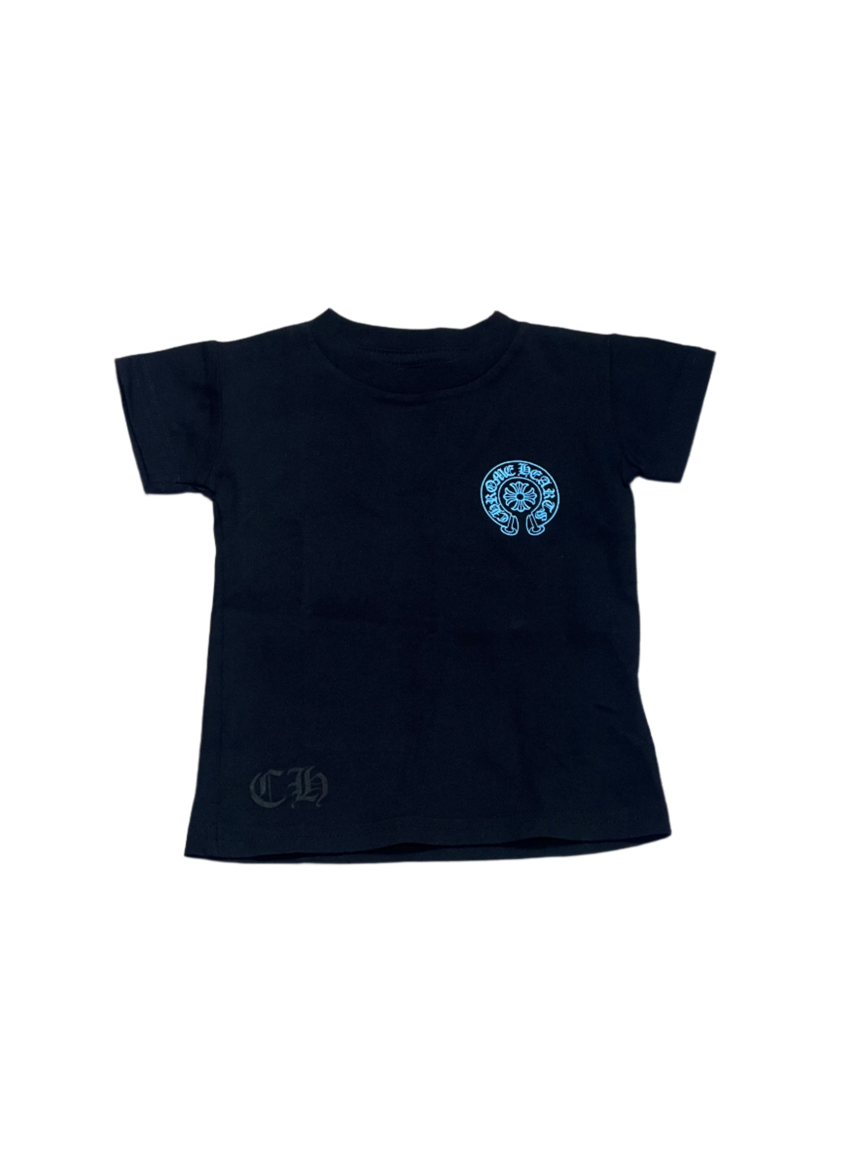 Horseshoe Logo Black/Blue Baby Tee