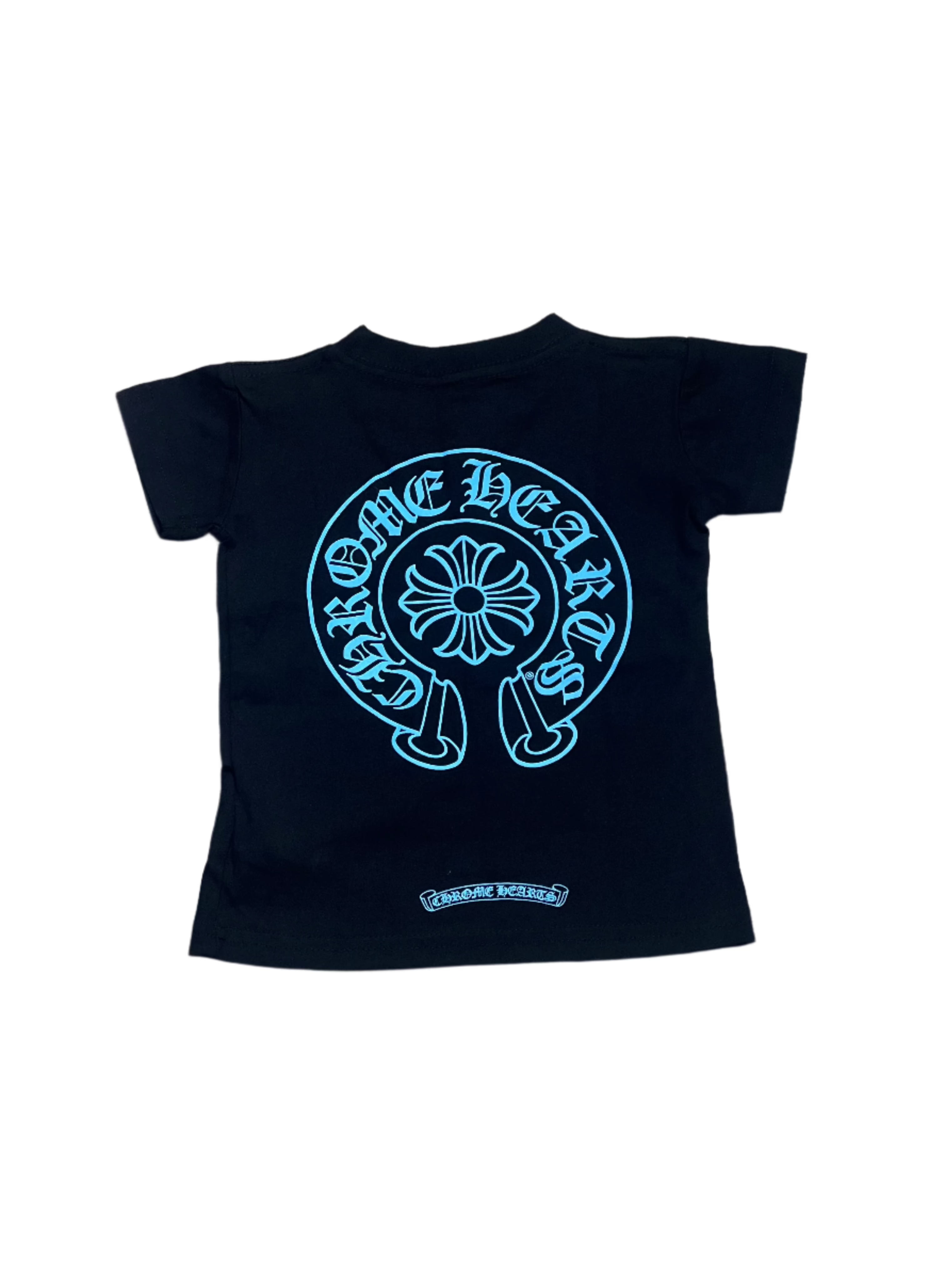 Horseshoe Logo Black/Blue Baby Tee