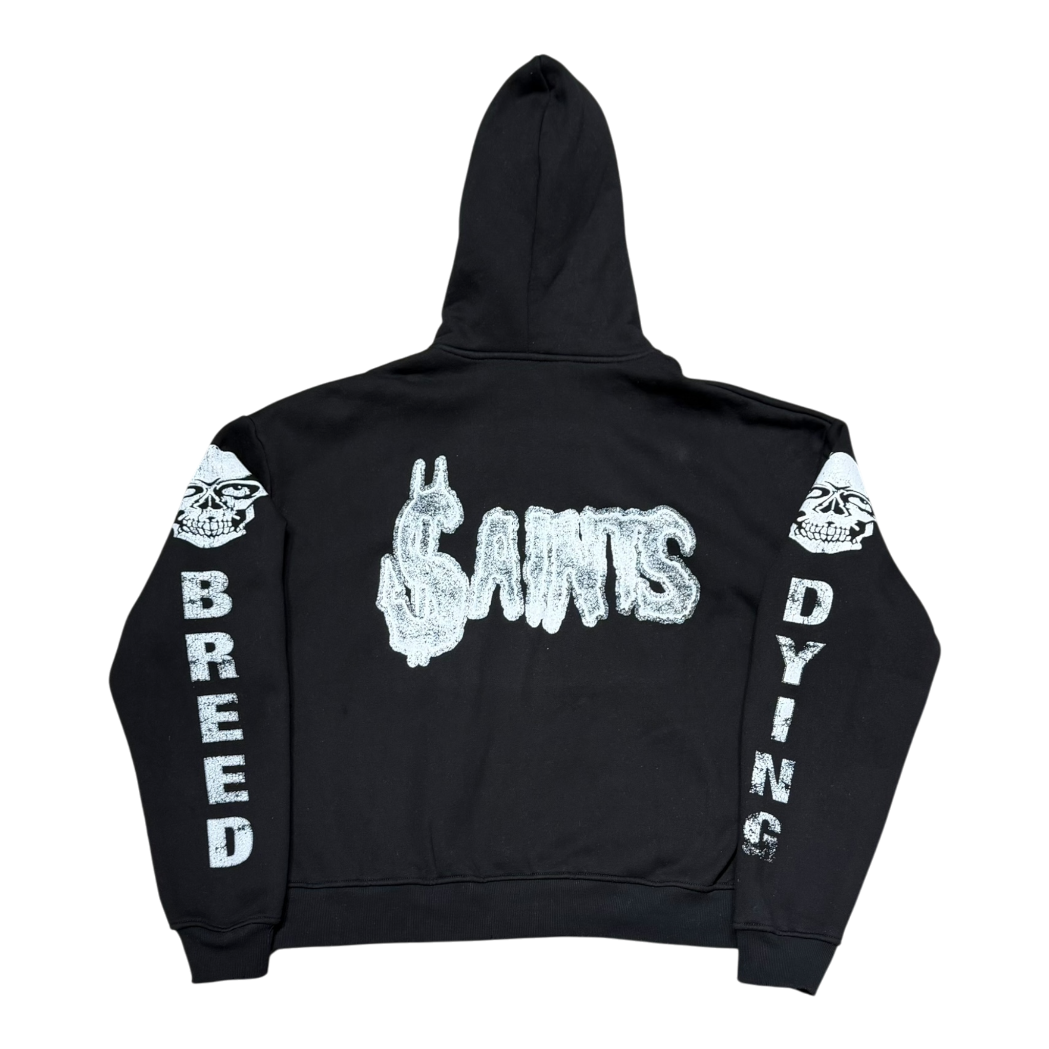 Saints Black & White Logo Zip