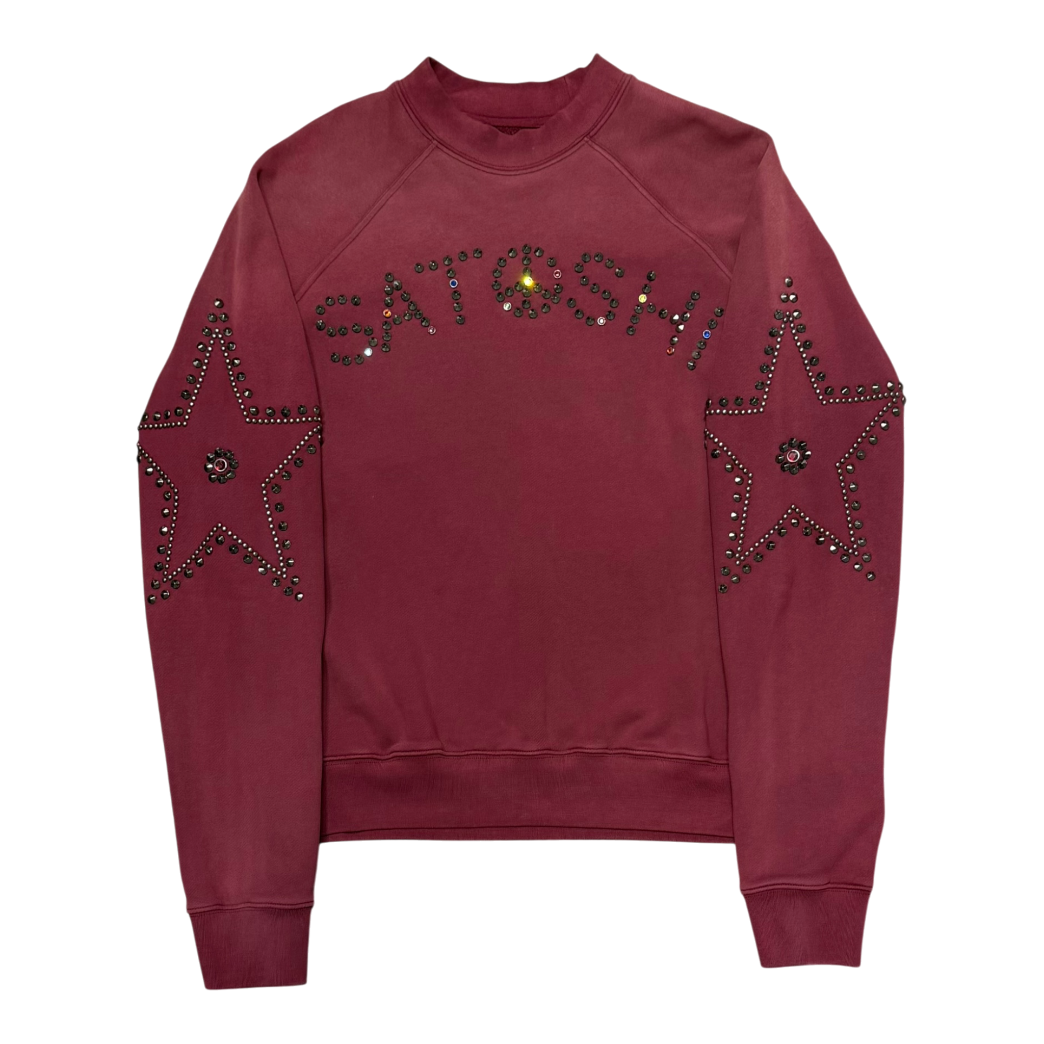 Red Studded Crewneck