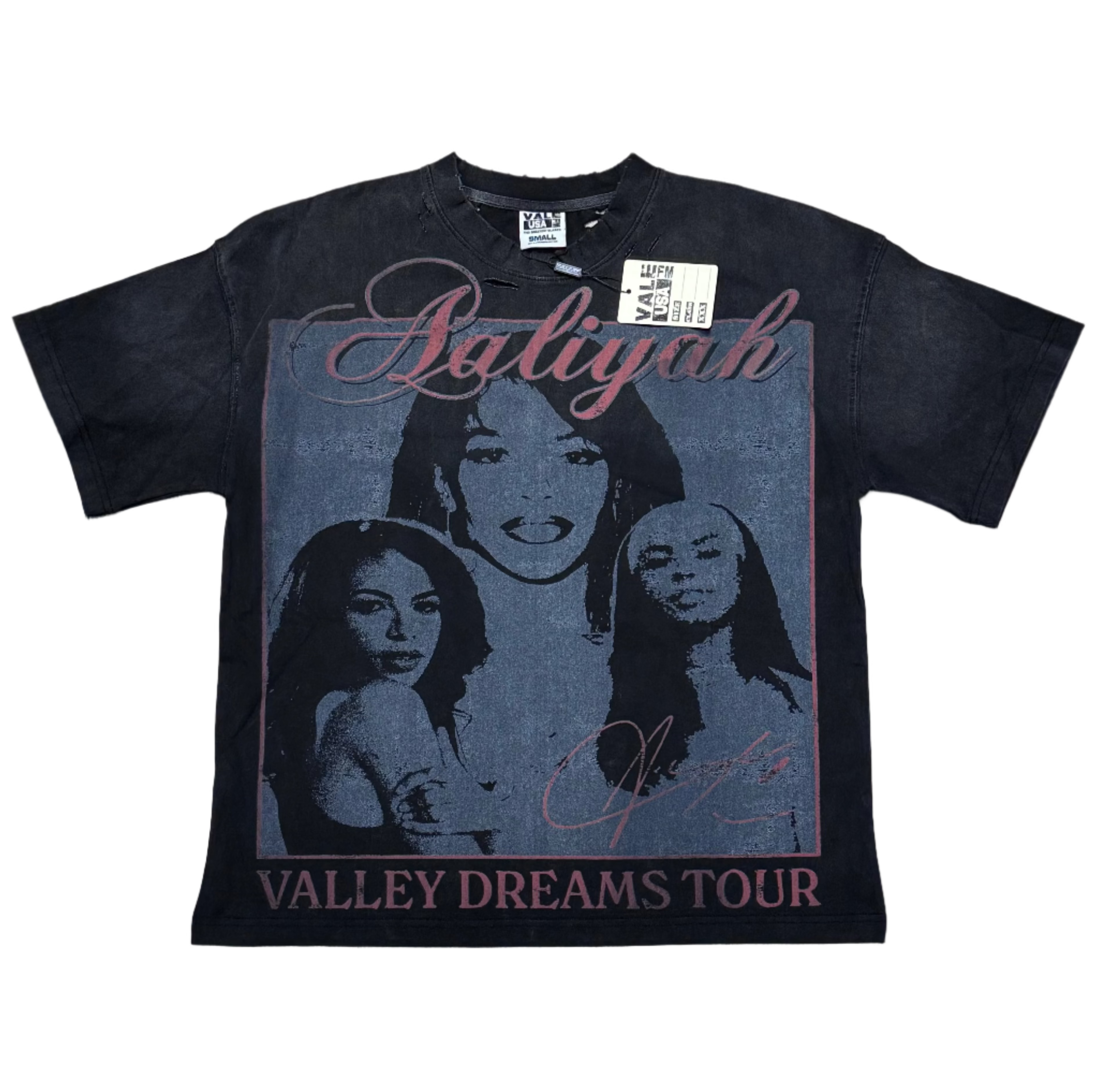 Valley Dream Tour Aaliyah Tee Black