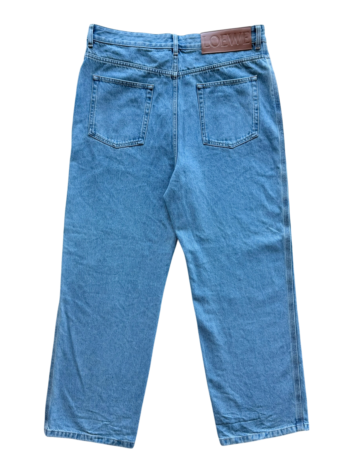 Anagram Straight Leg Jeans Blue