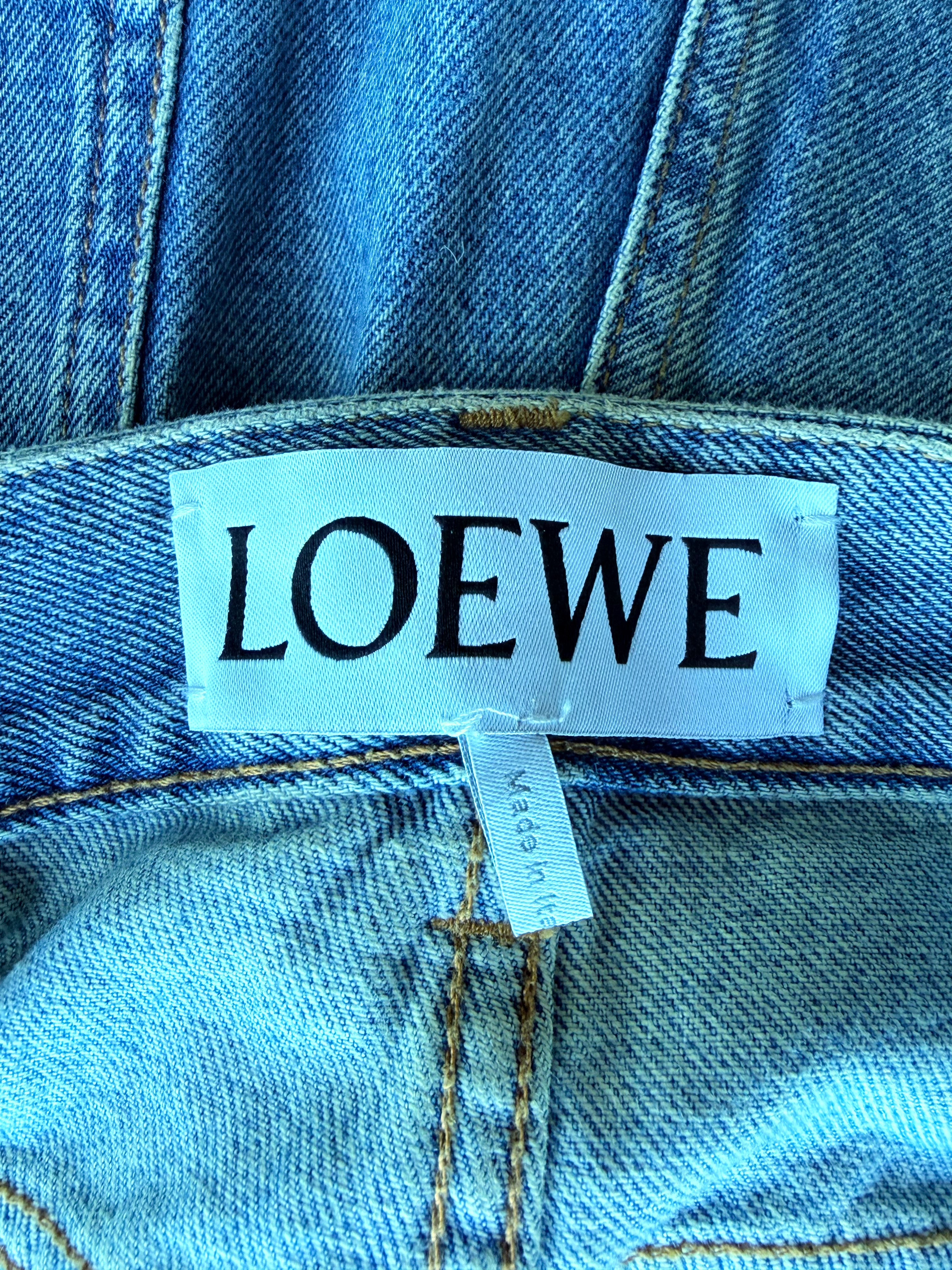 Anagram Straight Leg Jeans Blue