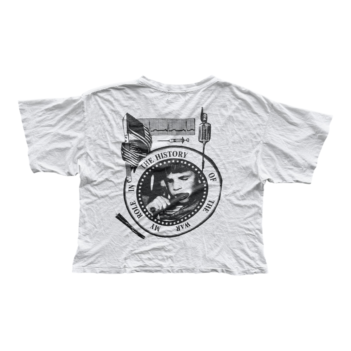 My Role In The War Tee White