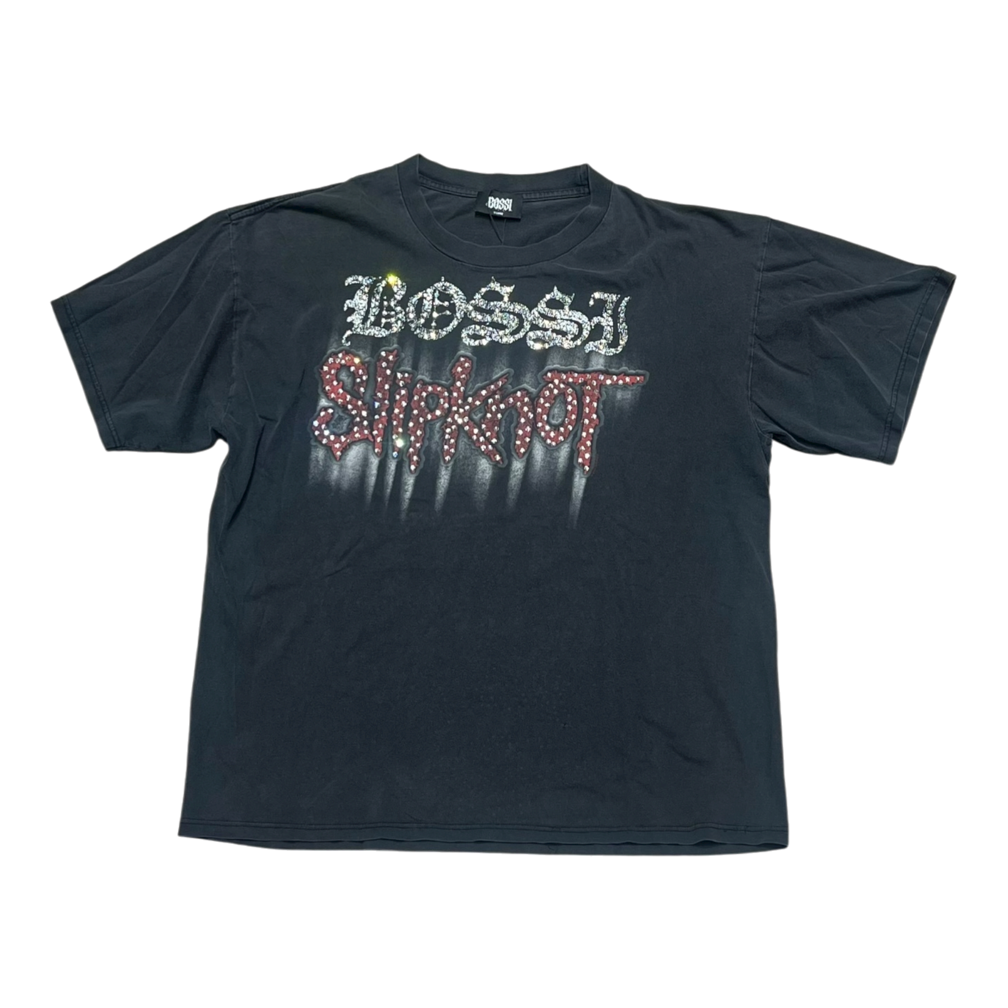 Red Slipknot Vintage Rhinestone Tee (FW25)
