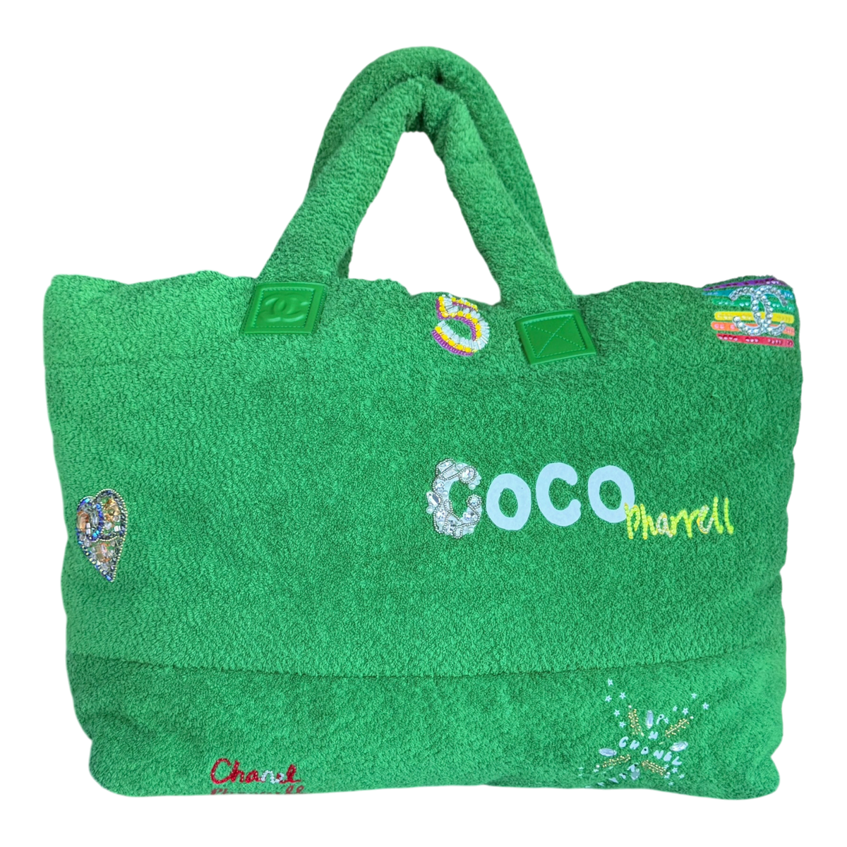 Chanel Pharrell Pile Tote Bag Green