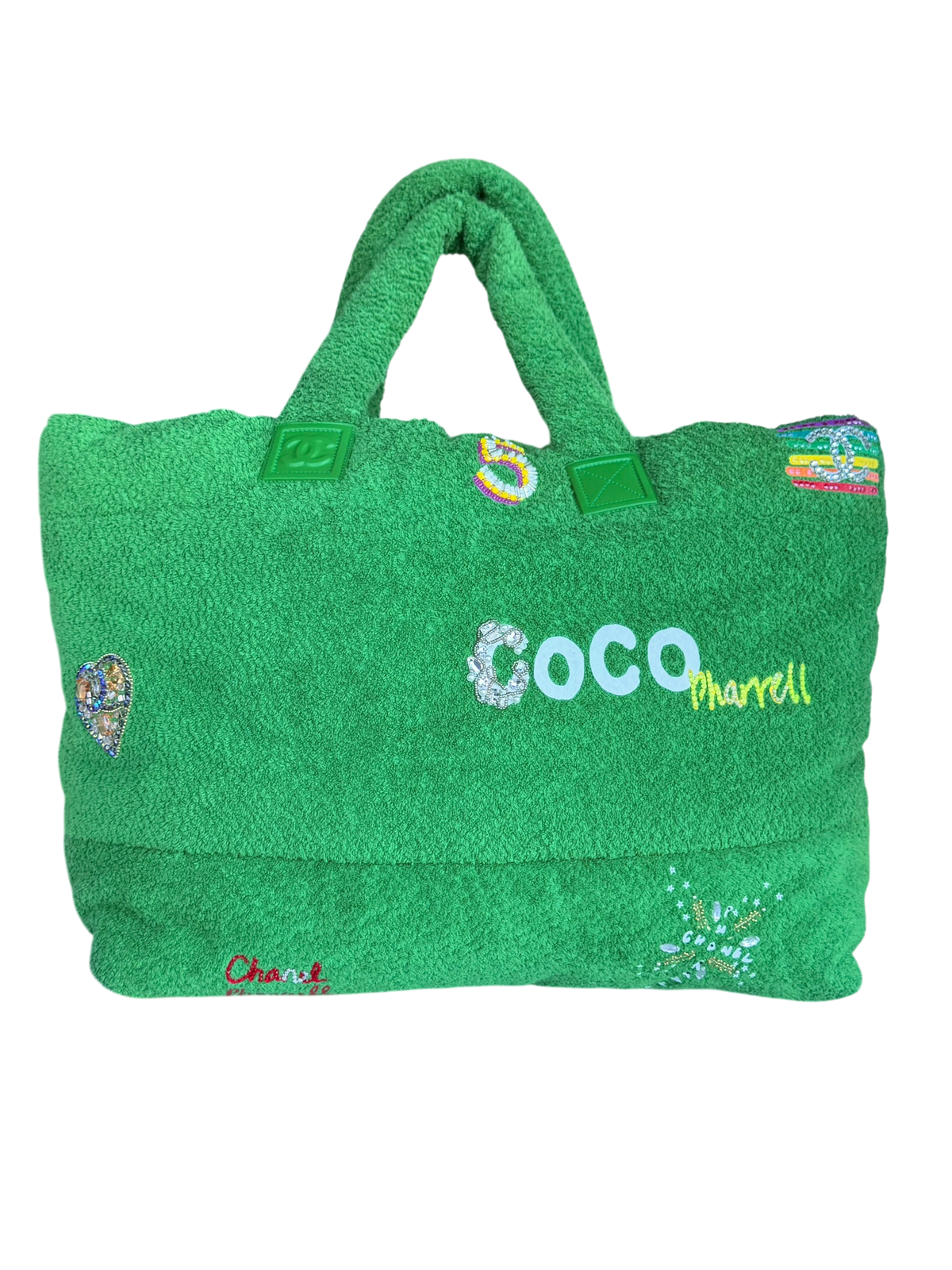 Chanel Pharrell Pile Tote Bag Green