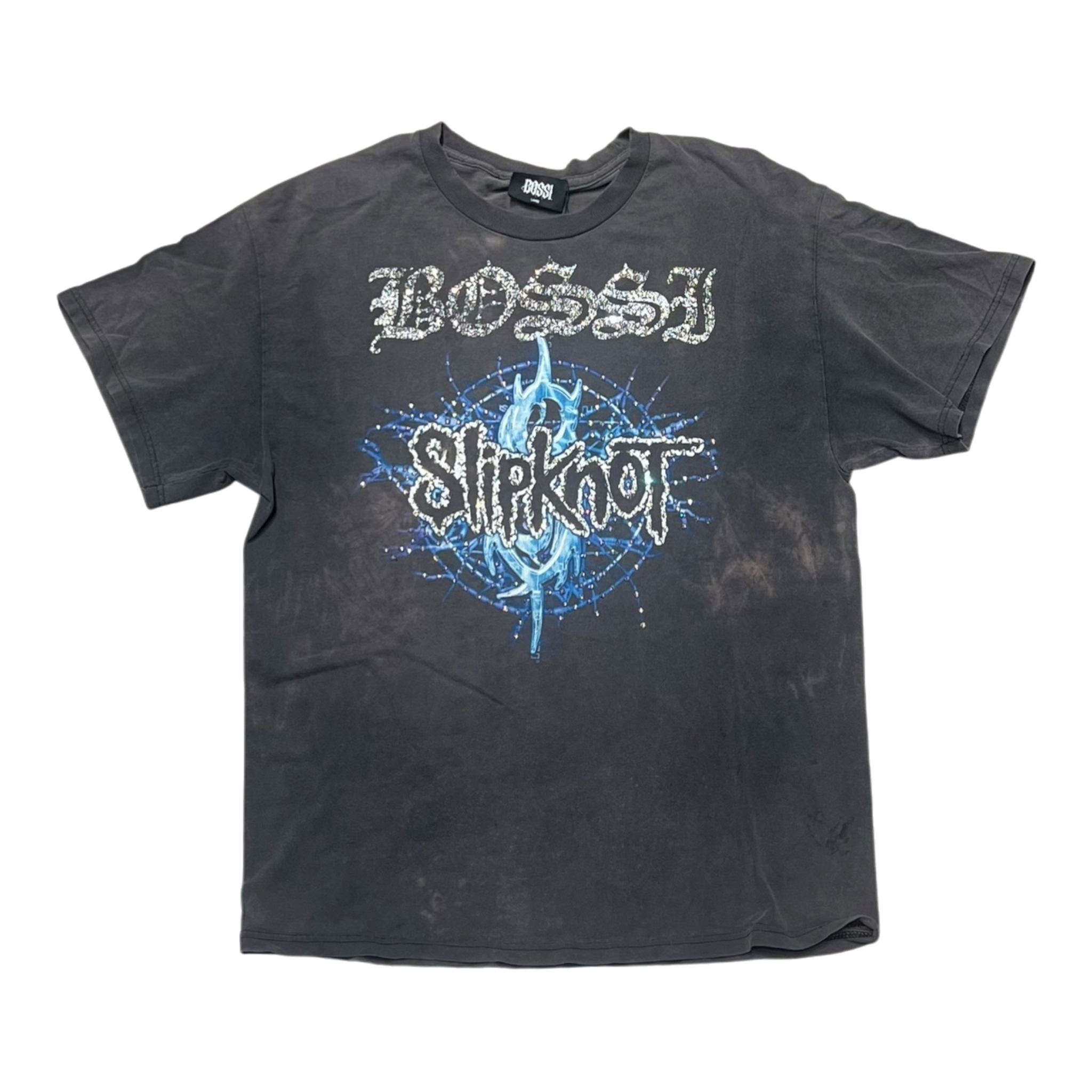 Blue Slipknot Vintage Rhinestone Tee (FW25)