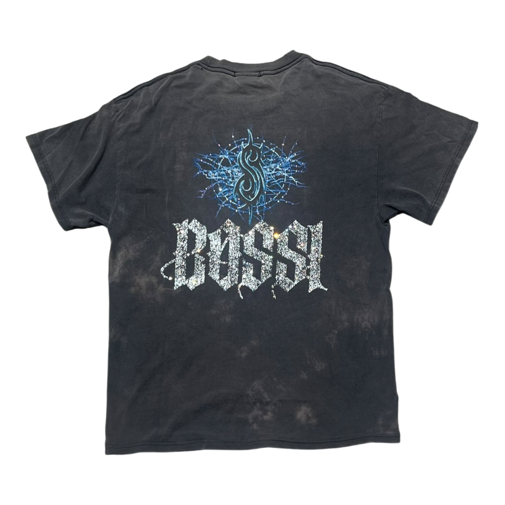 Blue Slipknot Vintage Rhinestone Tee (FW25)