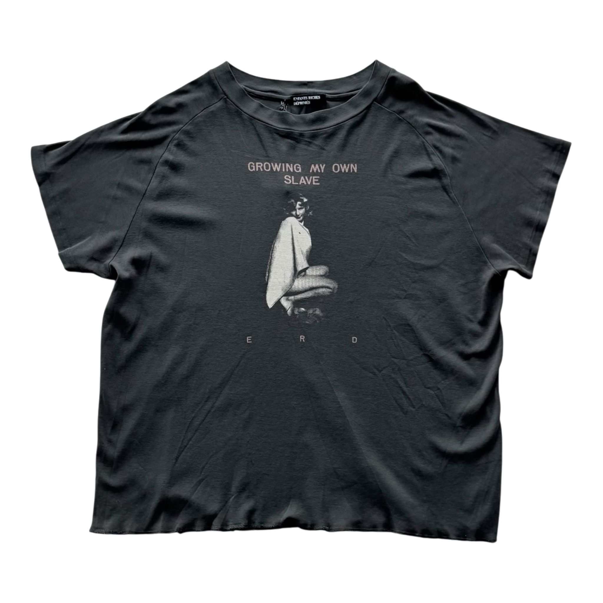 Faded Black & Red Graphic T-Shirt