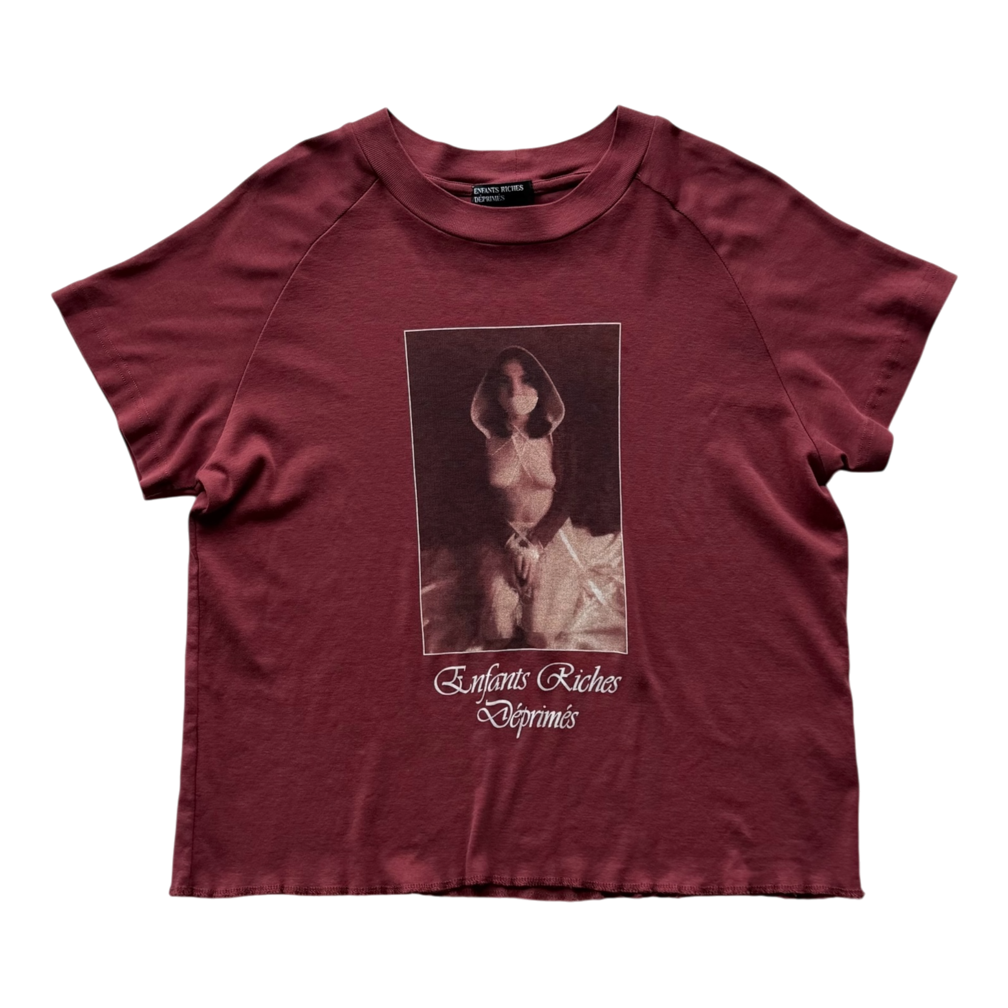 Whisper Raglan Tee Faded Red