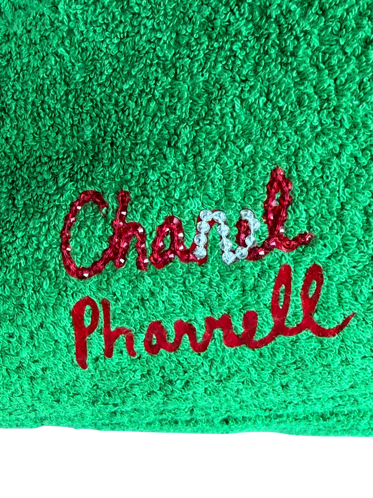 Chanel Pharrell Pile Tote Bag Green