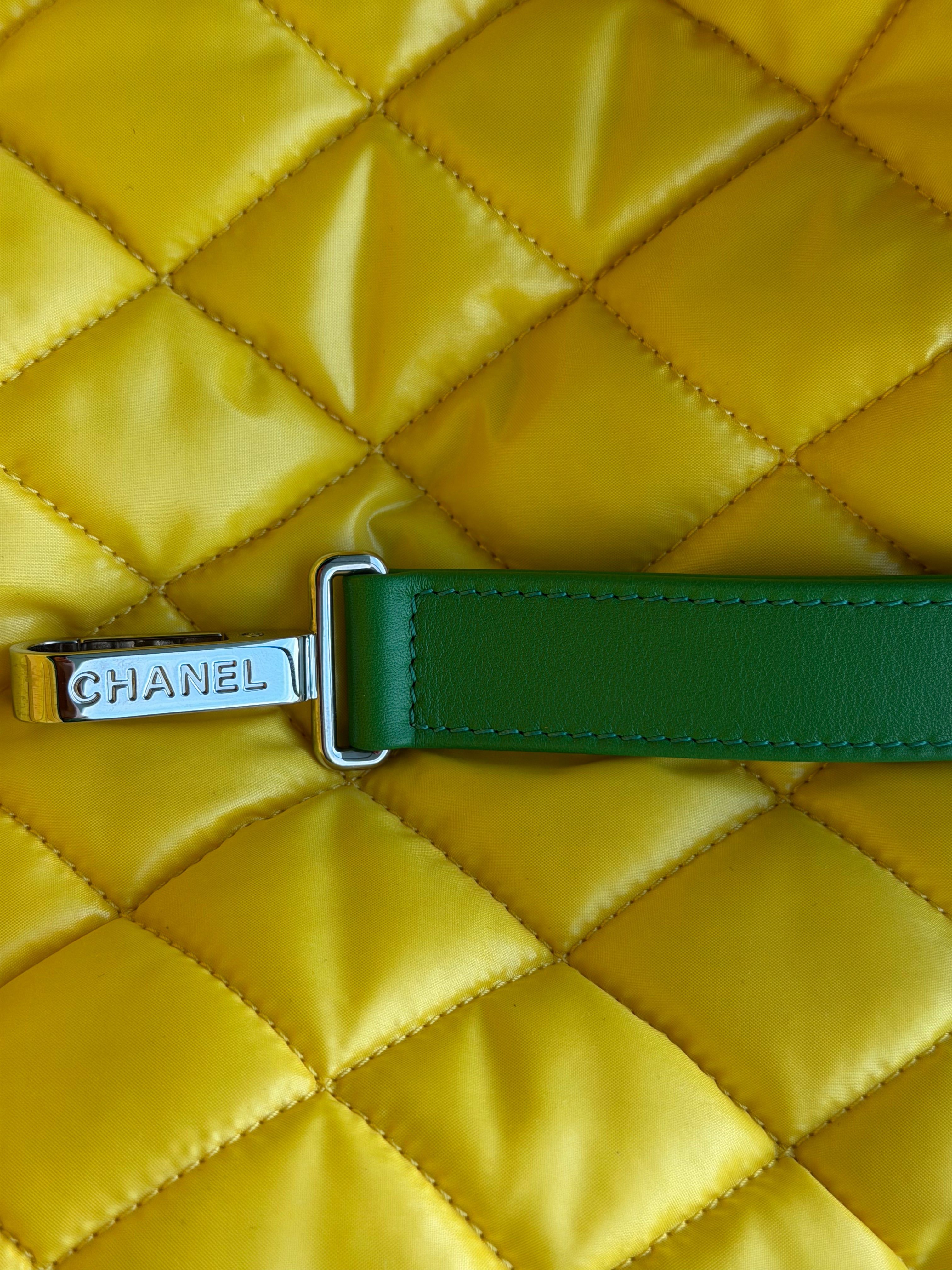 Chanel Pharrell Pile Tote Bag Green