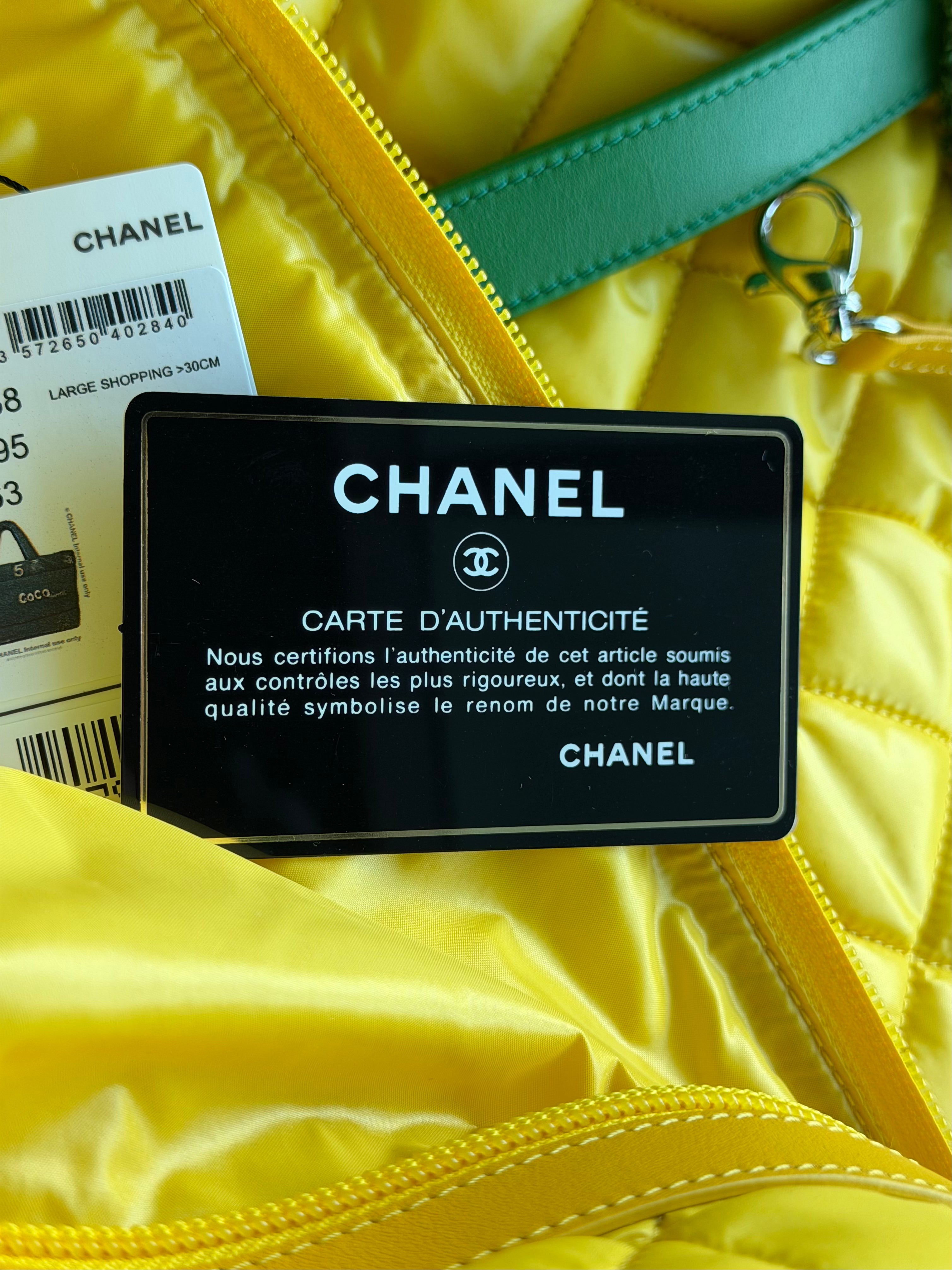 Chanel Pharrell Pile Tote Bag Green