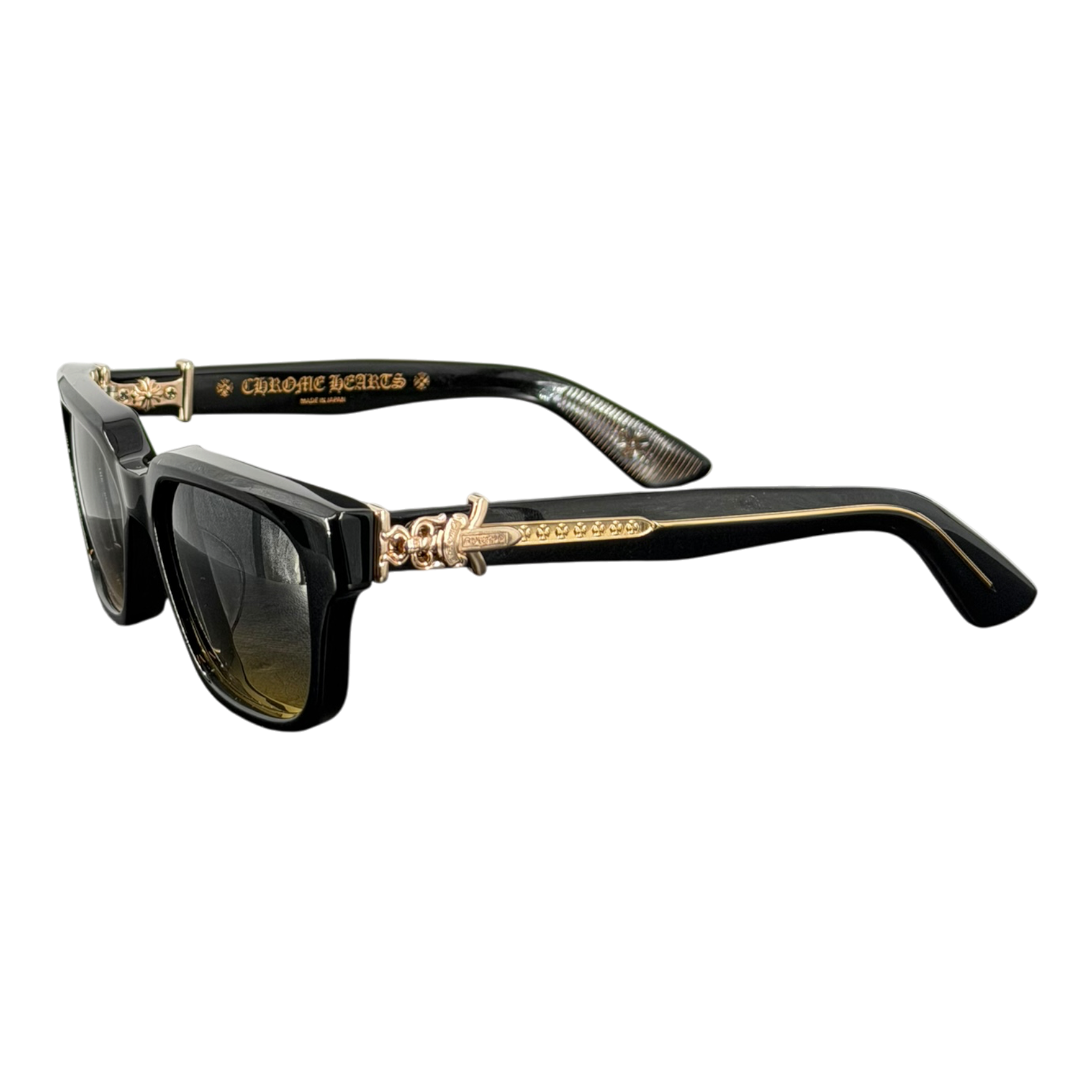 Vagillionaire Black & Gold Glasses