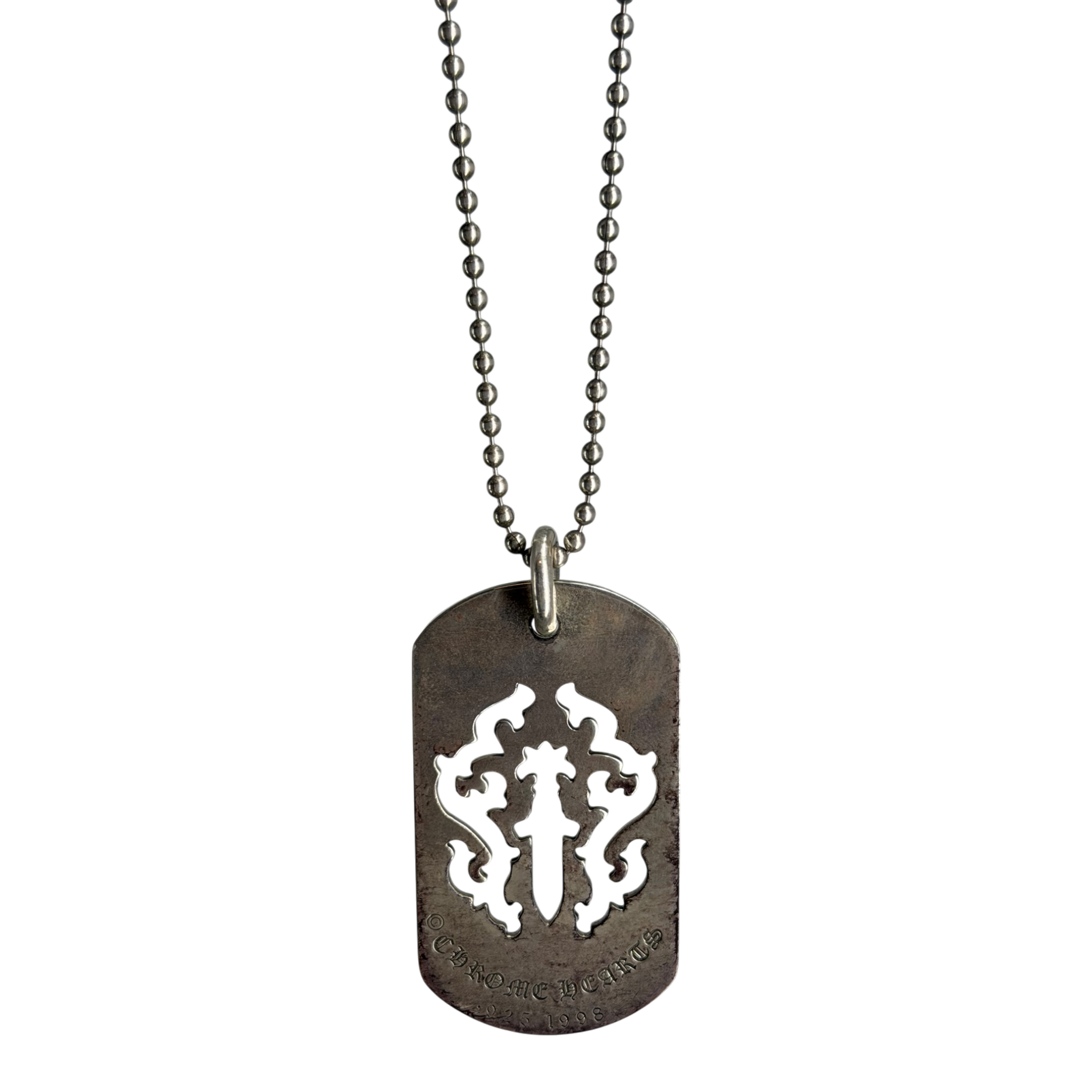 Vine Dagger Dog Tag & Necklace Pendant