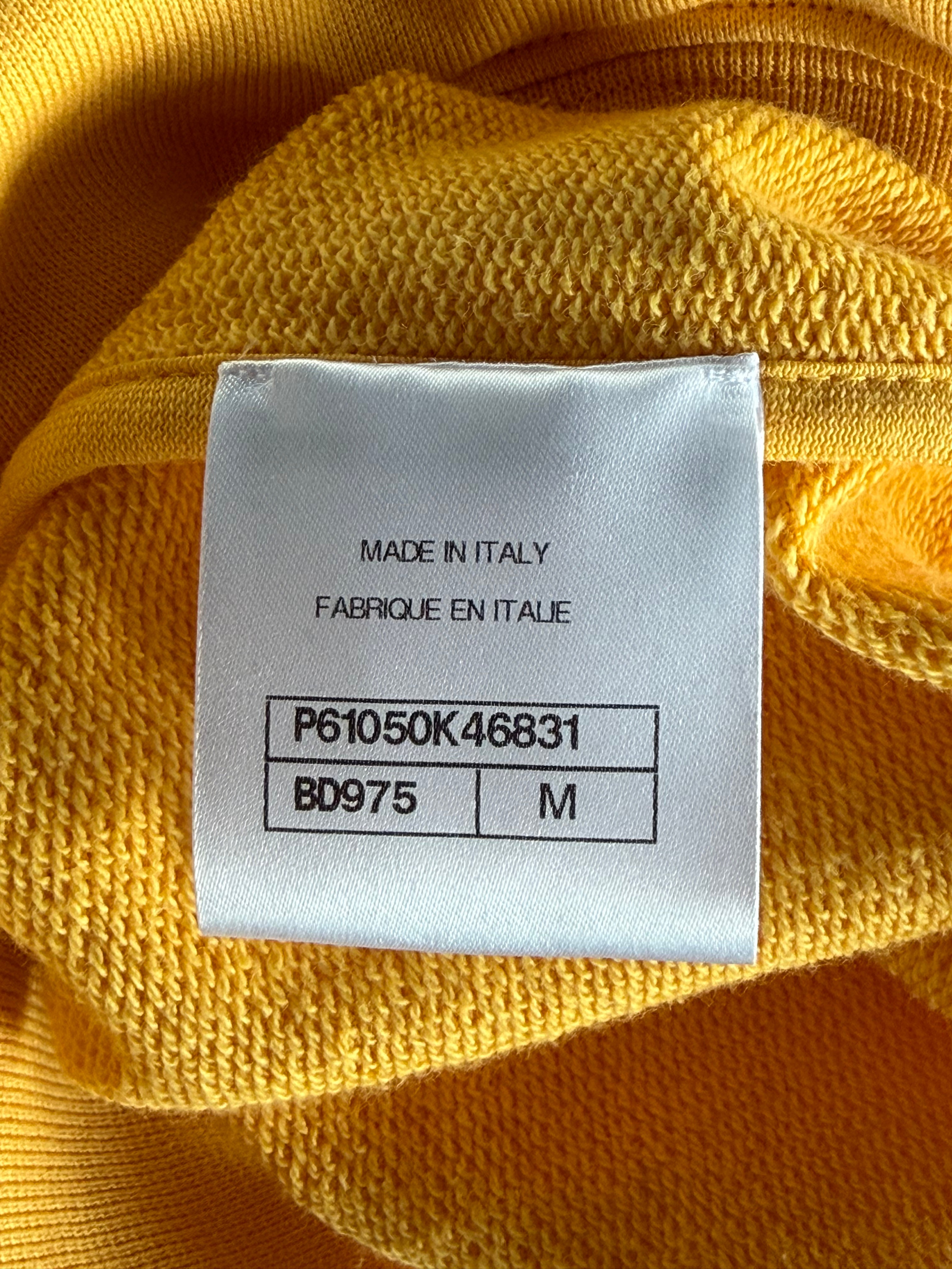 Chanel Pharrell Appliqué Sunflower Hoodie Yellow