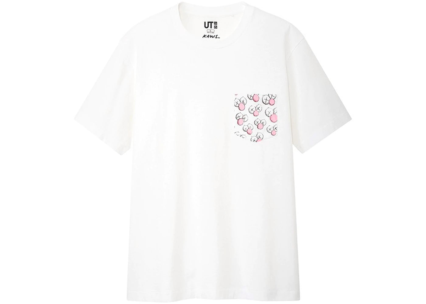 KAWS x Uniqlo BFF Pocket Tee White