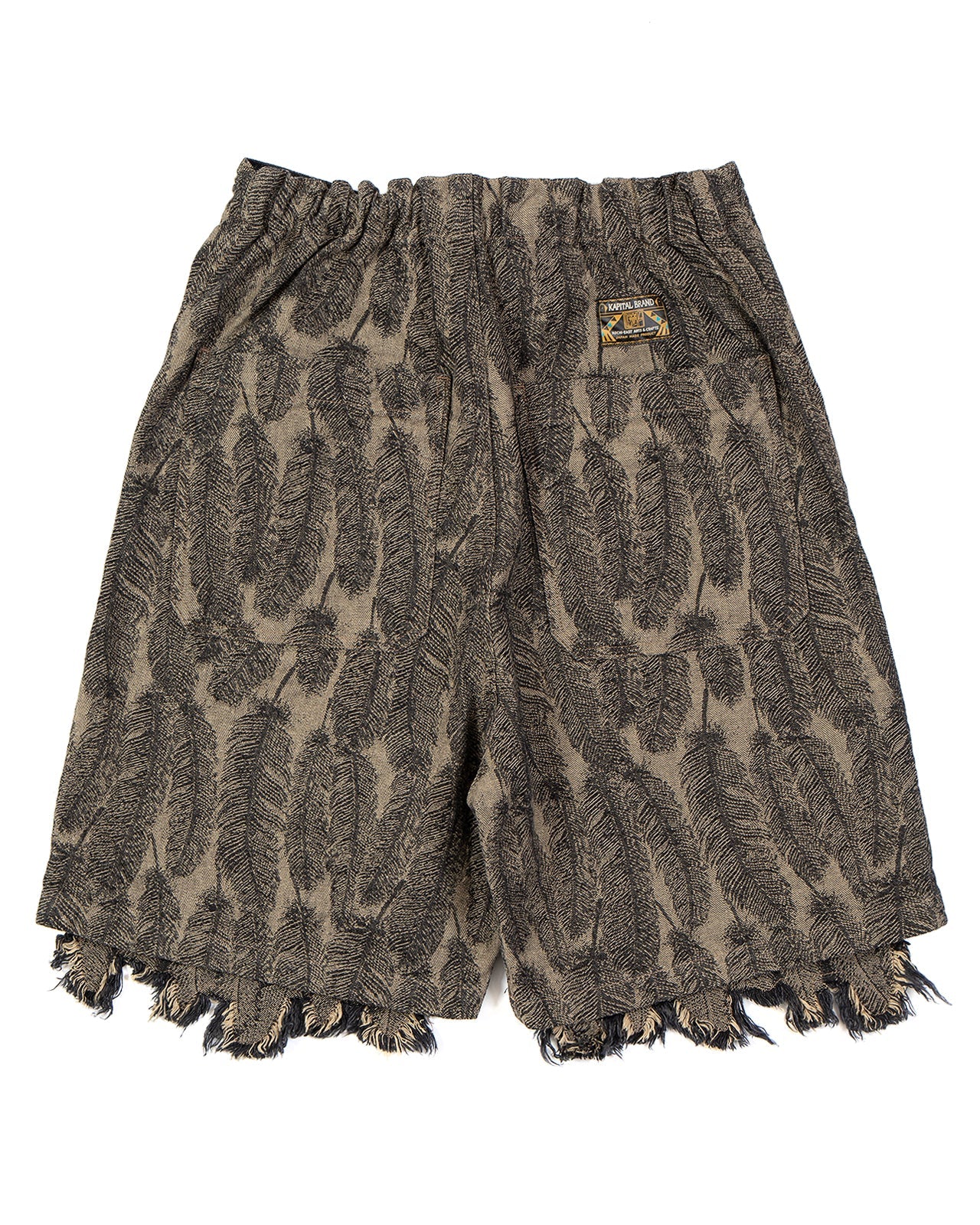 MAGPIE Denim W-Knee Shorts Tan