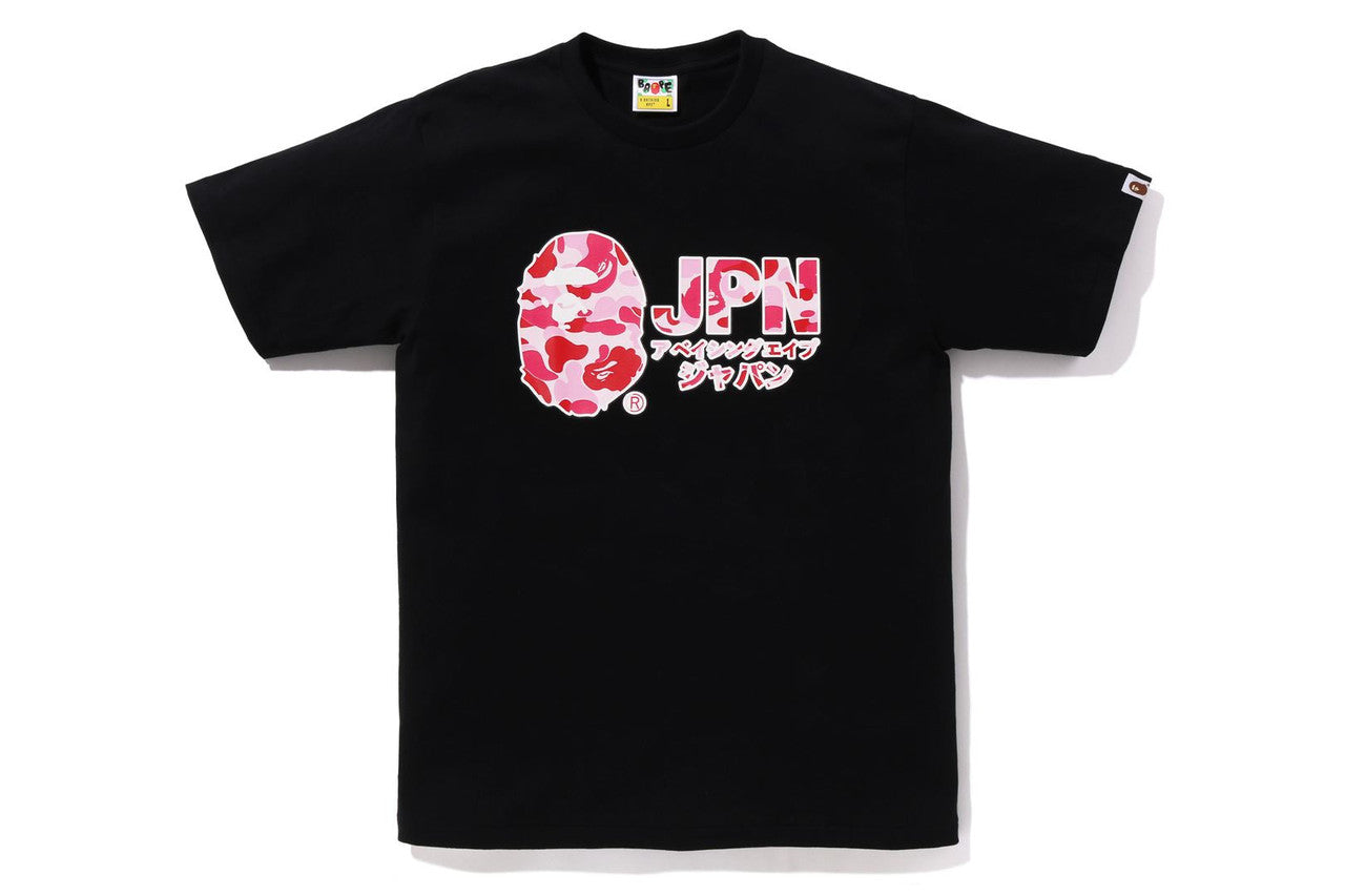 ABC Camo JPN Katakana Tee Black Pink