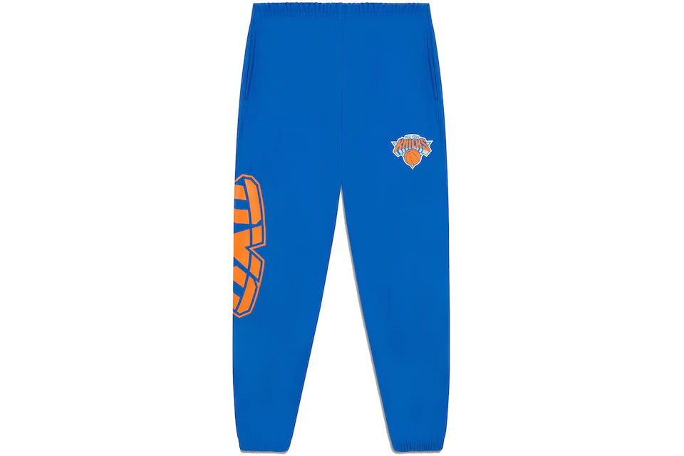 OVO x NBA Knicks Fleece Pant Blue