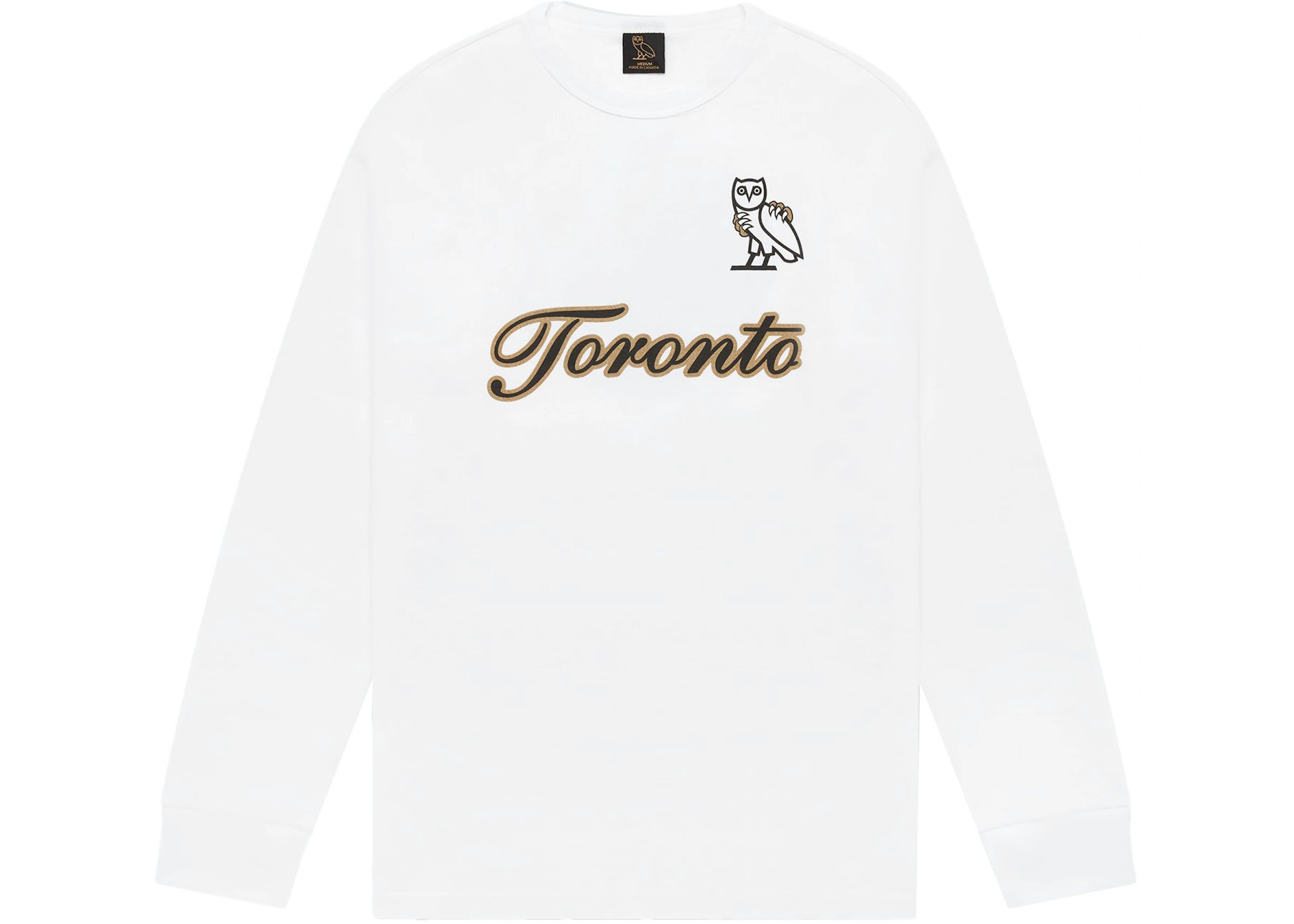 OVO x NBA Raptors L/S T-shirt White