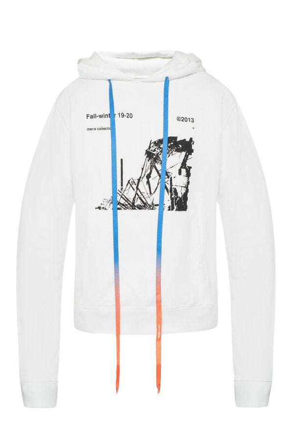 Off-White FW19 Logo Hoodie White/Multi