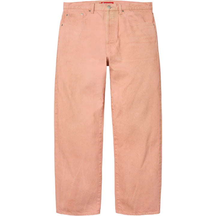 Distress Fit Jean Loose Selvedge Washed Pink