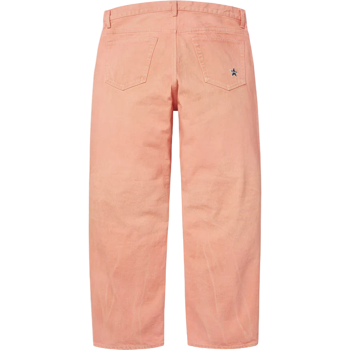 Distress Fit Jean Loose Selvedge Washed Pink